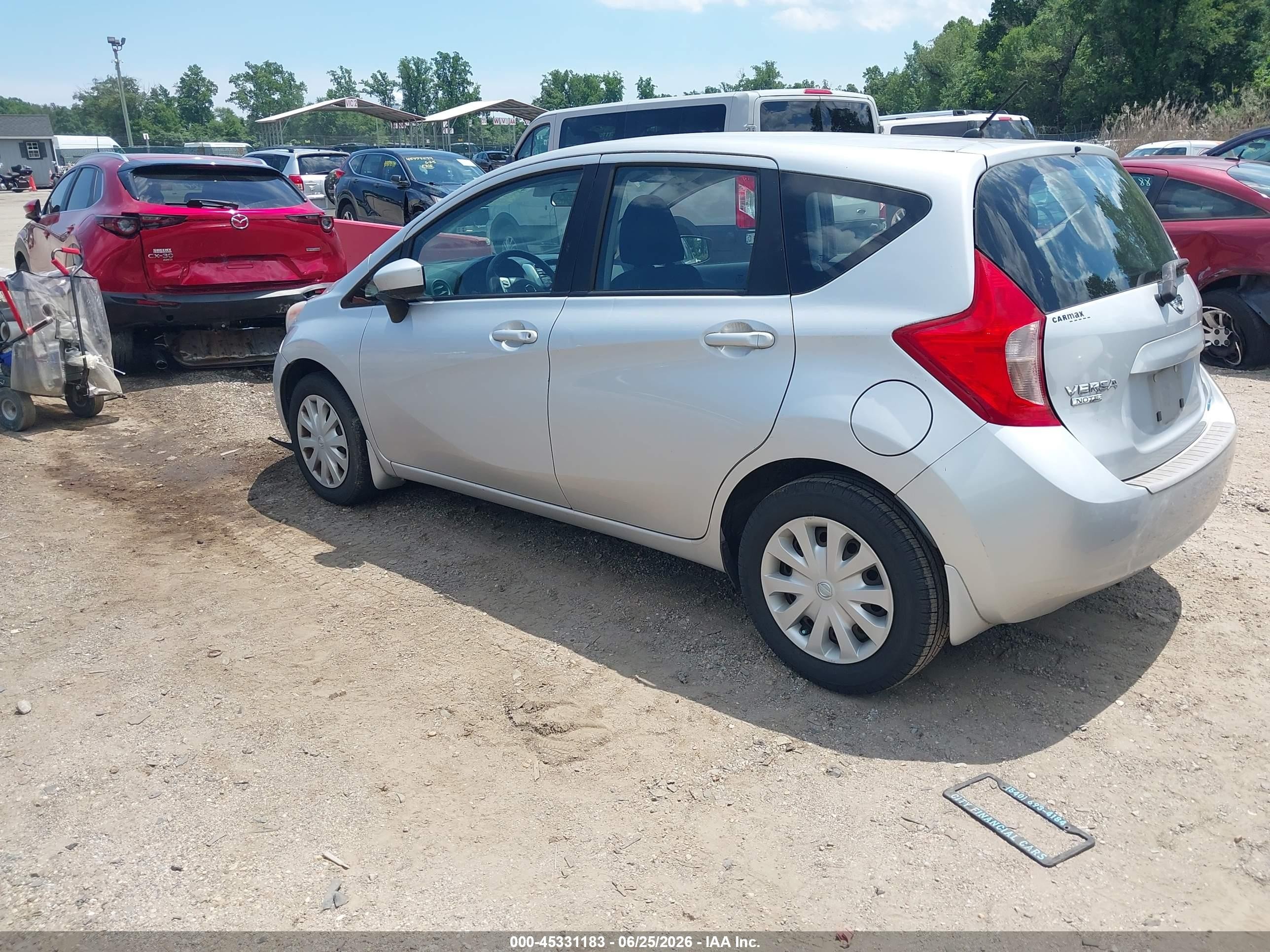 2015 Nissan Versa Note Sv Silver vin: 3N1CE2CP5FL390434