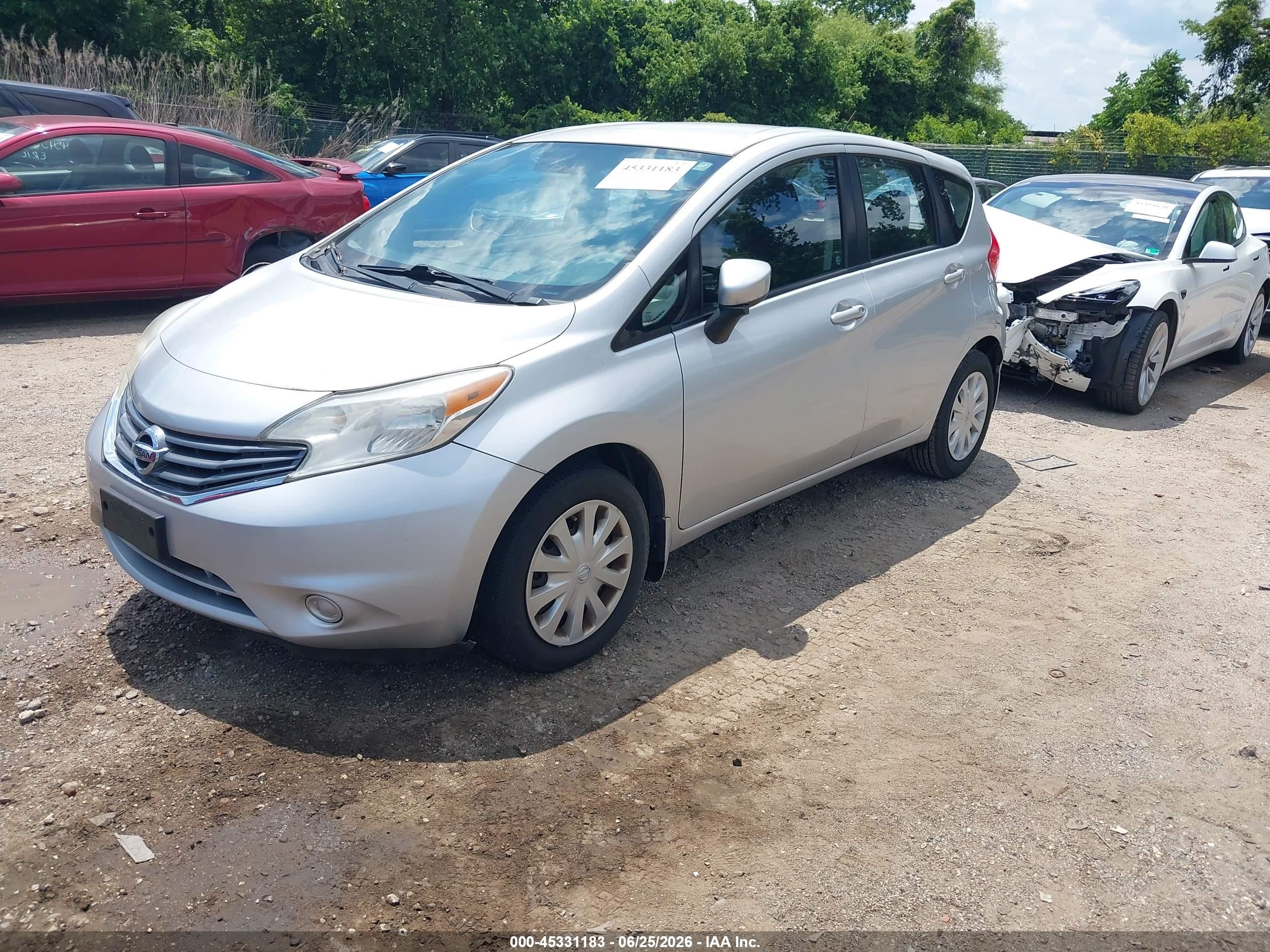 2015 Nissan Versa Note Sv Silver vin: 3N1CE2CP5FL390434