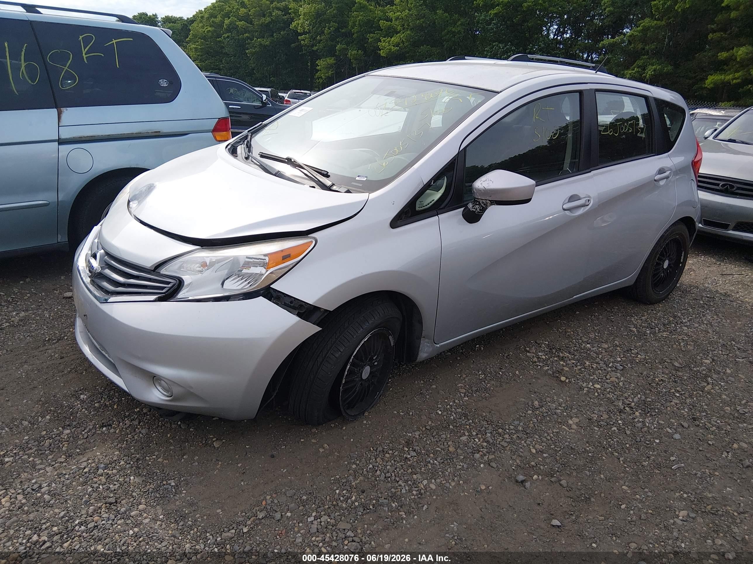 2015 Nissan Versa Note S (sr)/s Plus/sl/sr/sv Silver vin: 3N1CE2CP5FL394614
