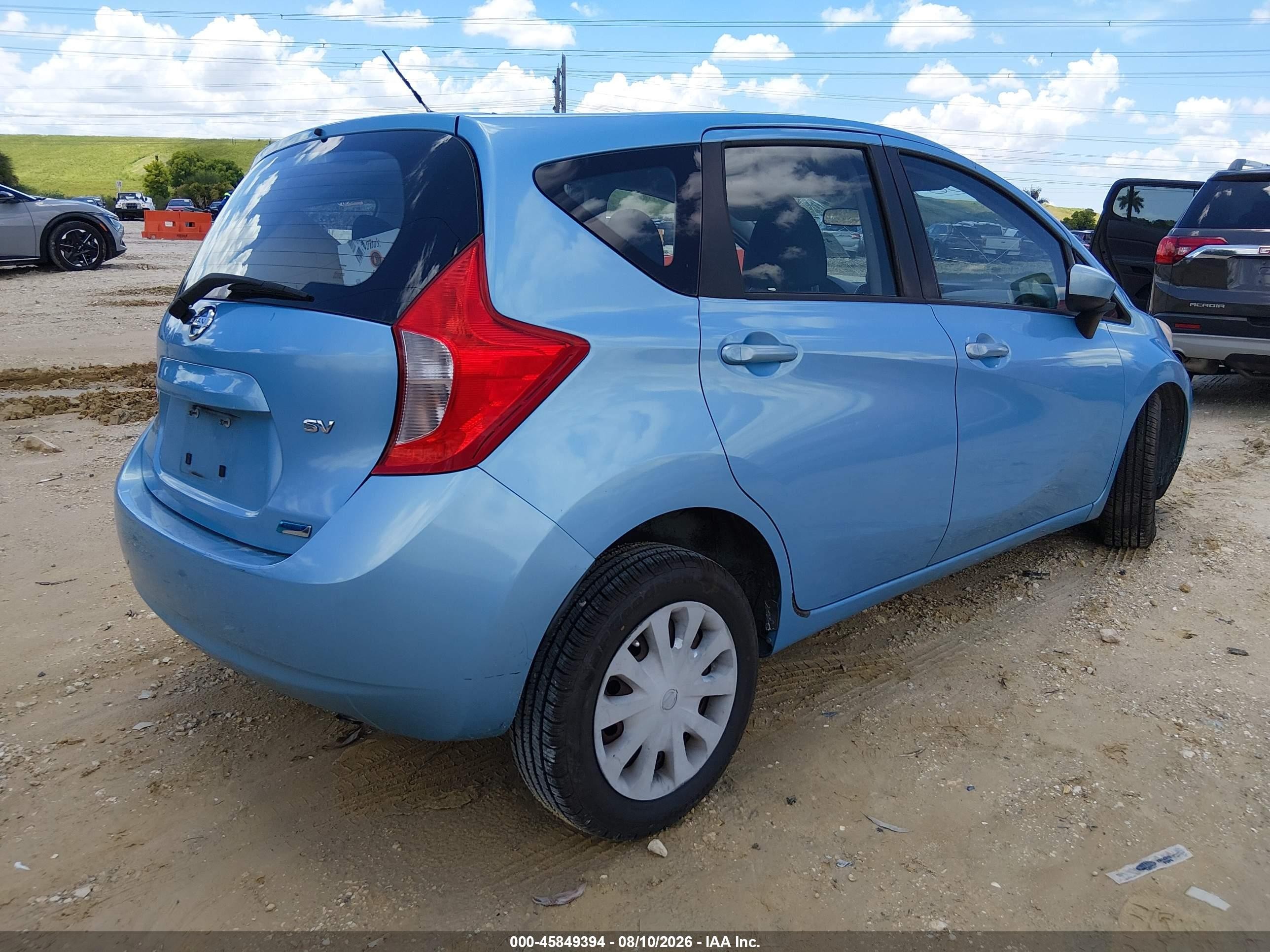 2015 Nissan Versa Note S (sr)/s Plus/sl/sr/sv Синий vin: 3N1CE2CP5FL403604