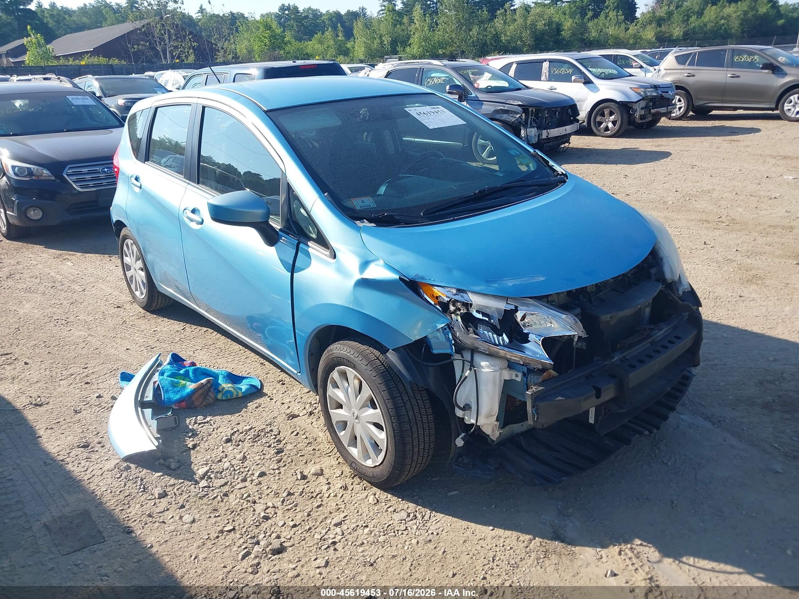 2015 Nissan Versa Note S (sr)/s Plus/sl/sr/sv Blue vin: 3N1CE2CP5FL404557