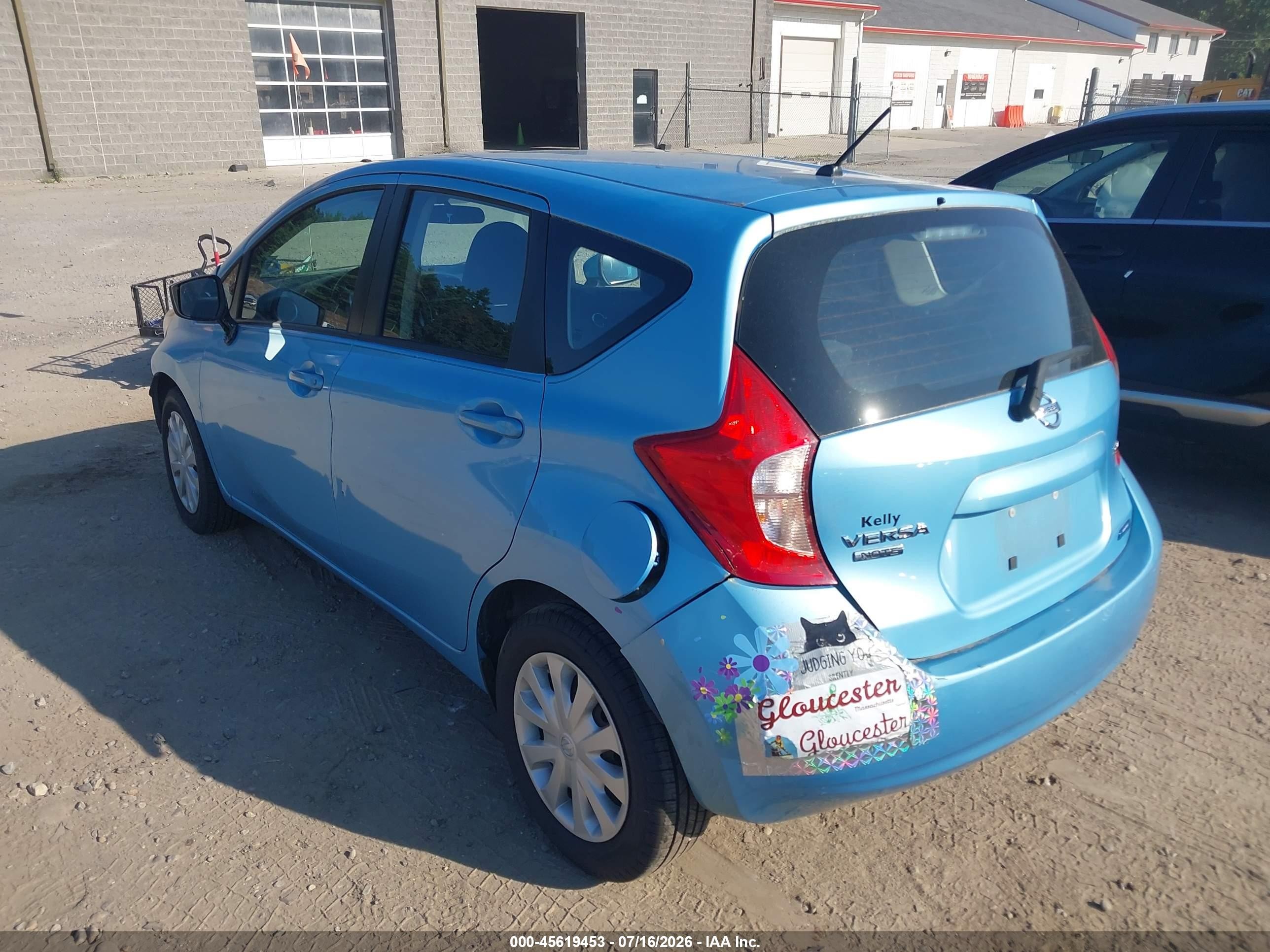 2015 Nissan Versa Note S (sr)/s Plus/sl/sr/sv Blue vin: 3N1CE2CP5FL404557