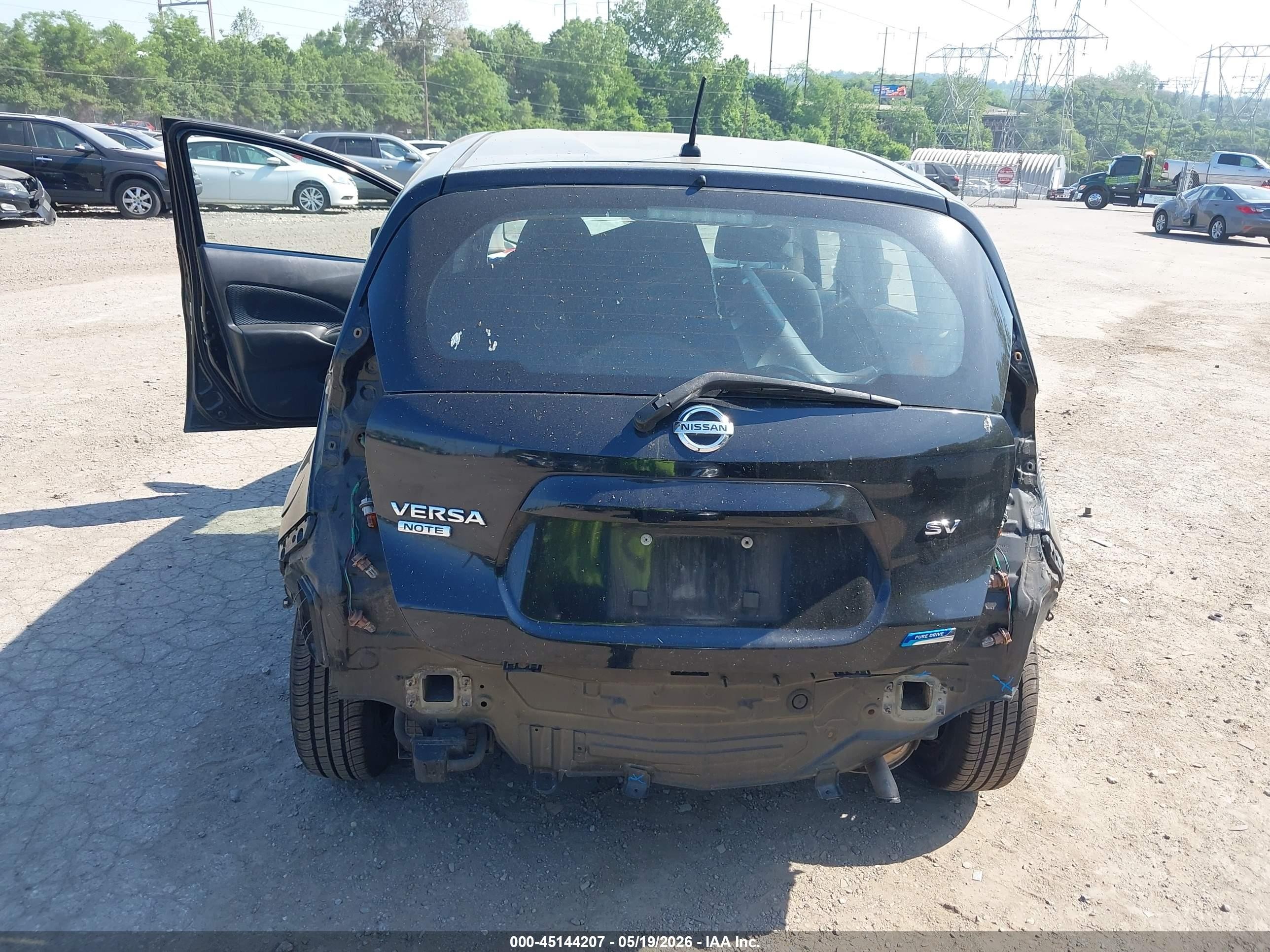 2015 Nissan Versa Note S (sr)/s Plus/sl/sr/sv Black vin: 3N1CE2CP5FL408527