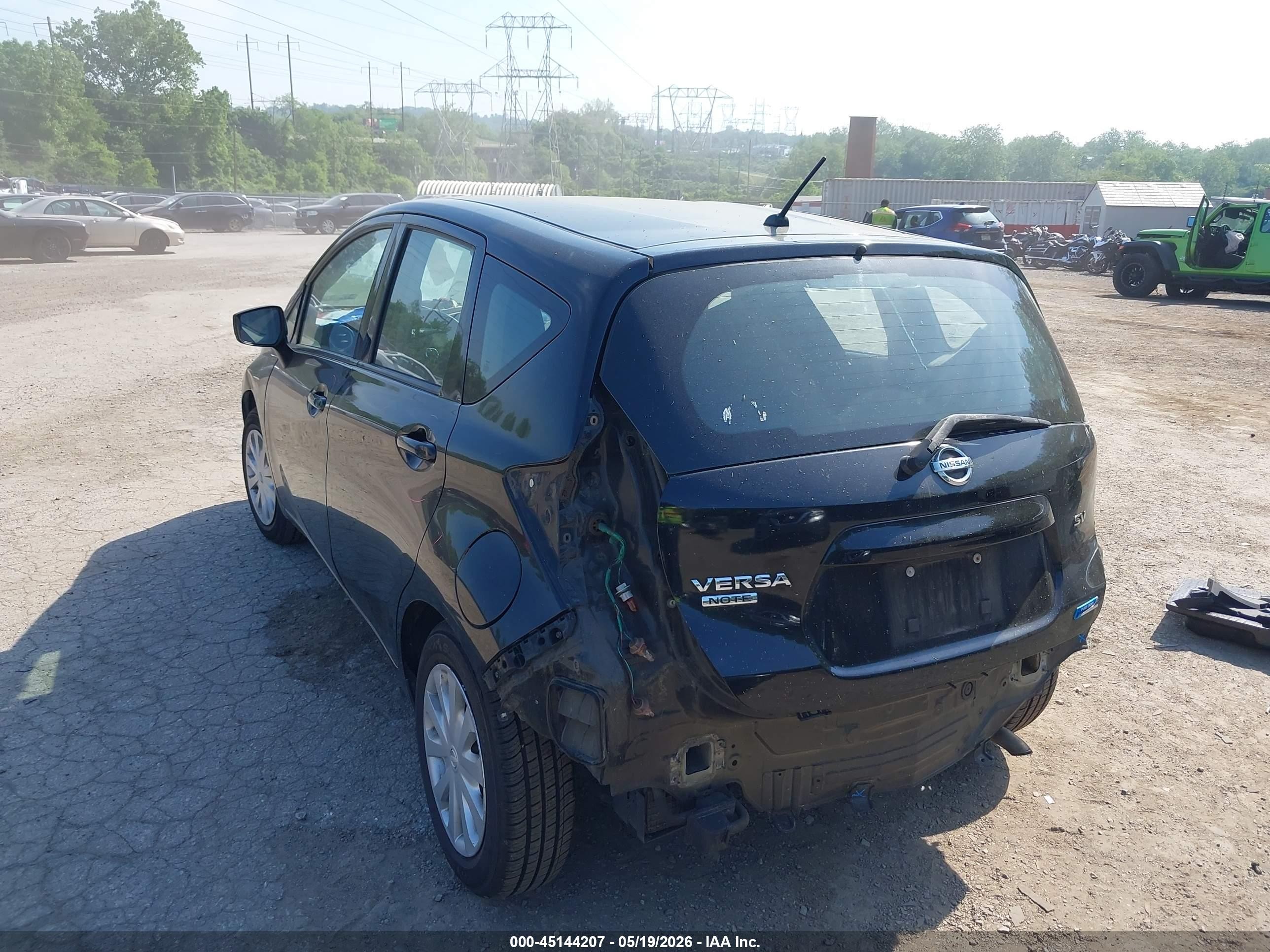 2015 Nissan Versa Note S (sr)/s Plus/sl/sr/sv Black vin: 3N1CE2CP5FL408527