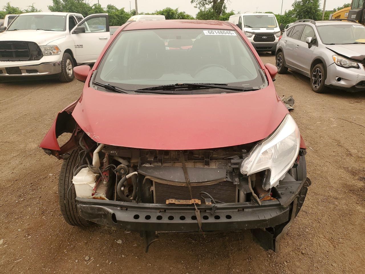 2015 Nissan Versa Note S Red vin: 3N1CE2CP5FL419382