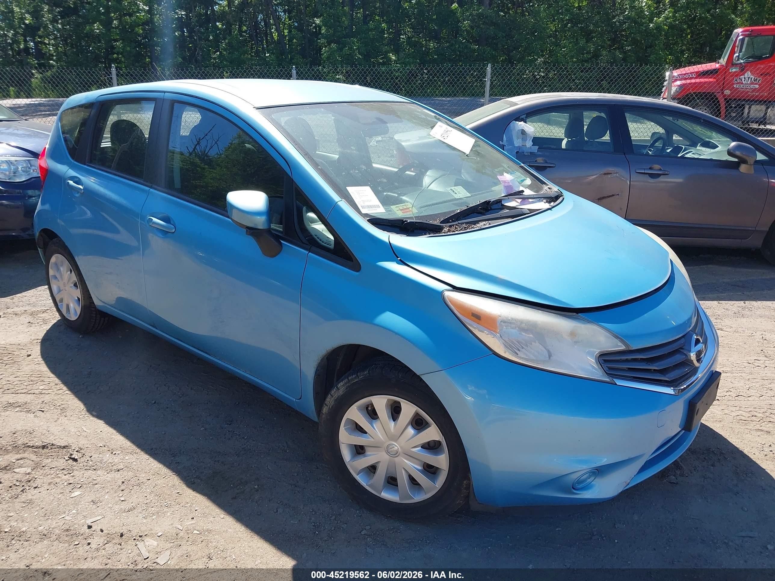 2015 Nissan Versa Note S (sr)/s Plus/sl/sr/sv Light Blue vin: 3N1CE2CP5FL426333