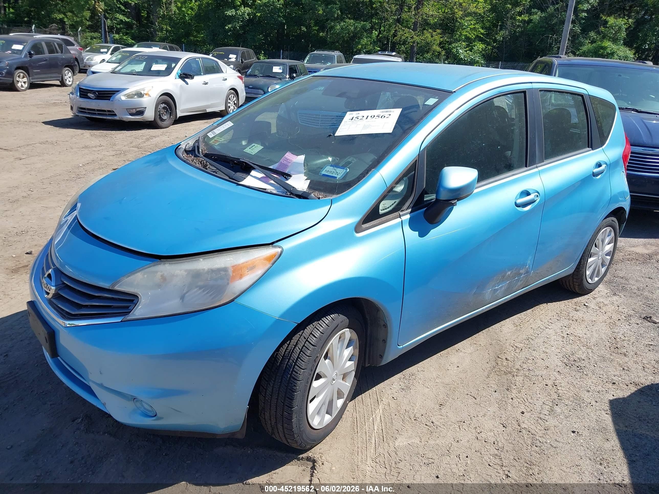 2015 Nissan Versa Note S (sr)/s Plus/sl/sr/sv Light Blue vin: 3N1CE2CP5FL426333