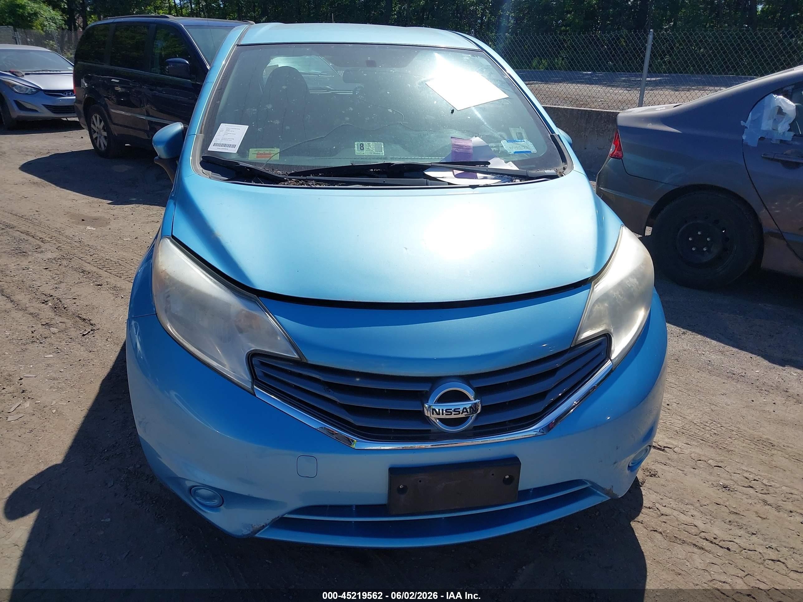 2015 Nissan Versa Note S (sr)/s Plus/sl/sr/sv Light Blue vin: 3N1CE2CP5FL426333