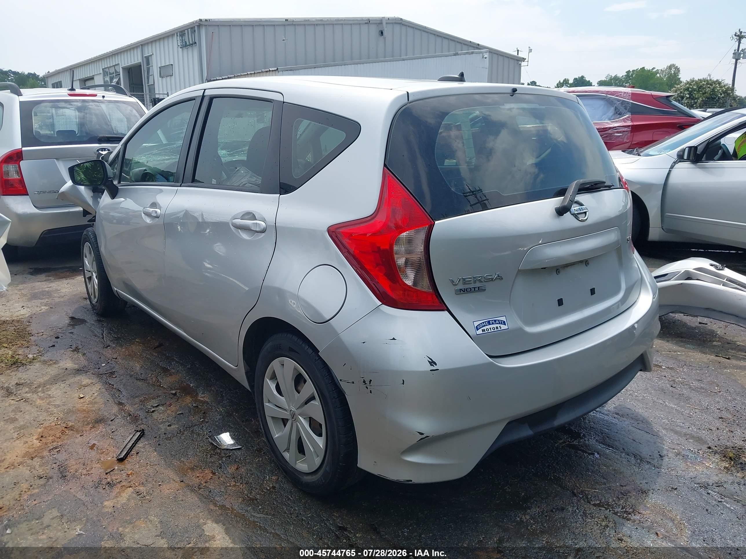 2017 Nissan Versa Note Sv Серебряный vin: 3N1CE2CP5HL360322