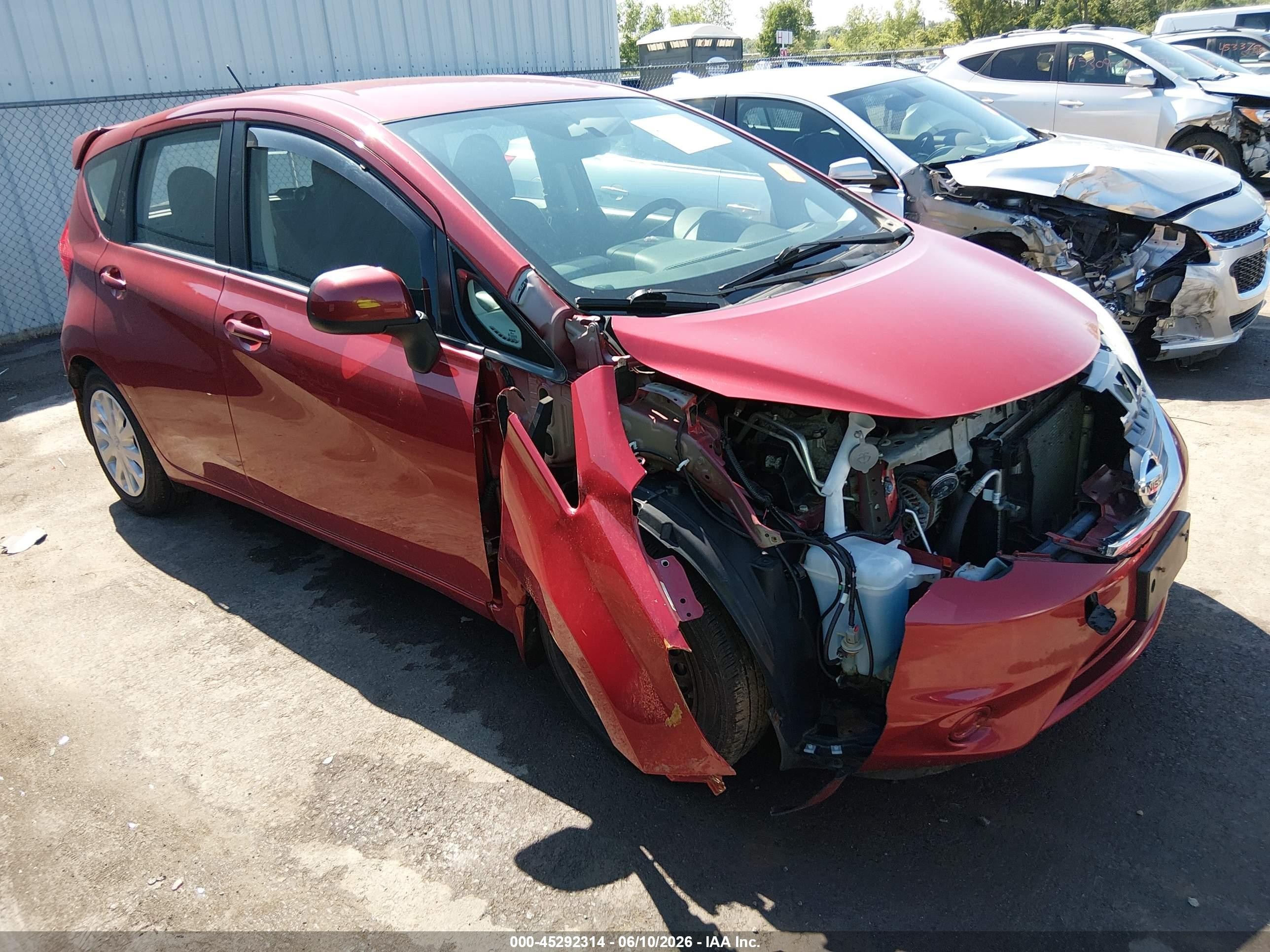 2014 Nissan Versa Note Sv Red vin: 3N1CE2CP6EL351544