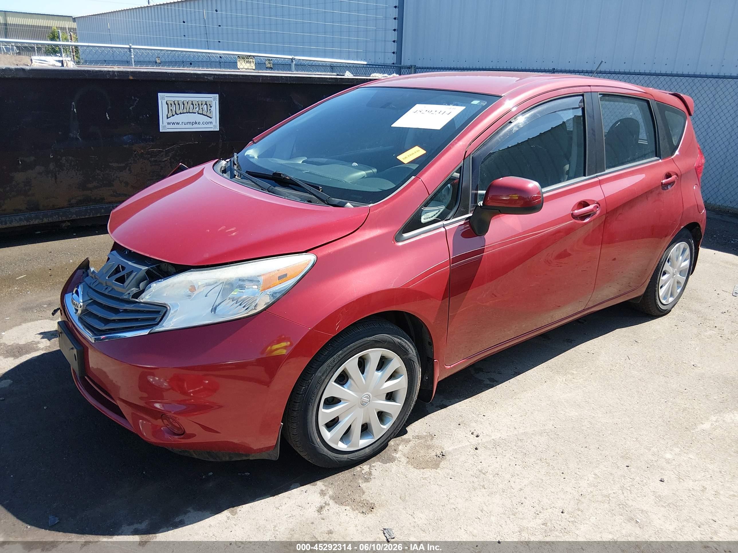 2014 Nissan Versa Note Sv Red vin: 3N1CE2CP6EL351544