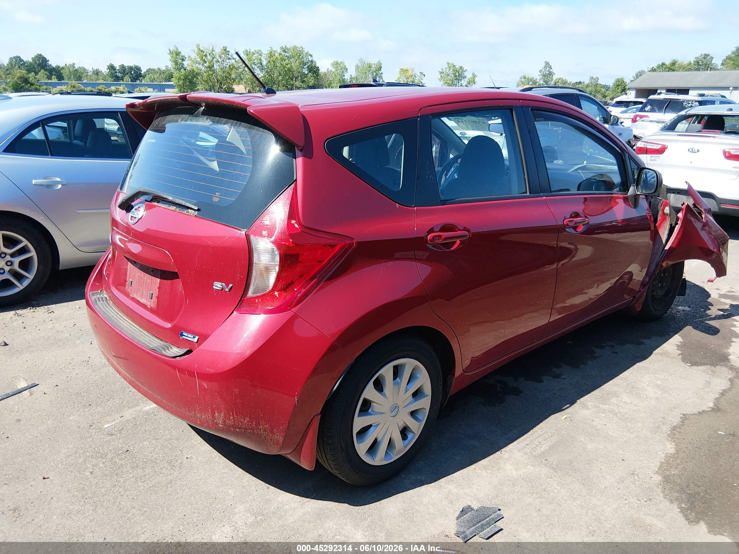 2014 Nissan Versa Note Sv Red vin: 3N1CE2CP6EL351544