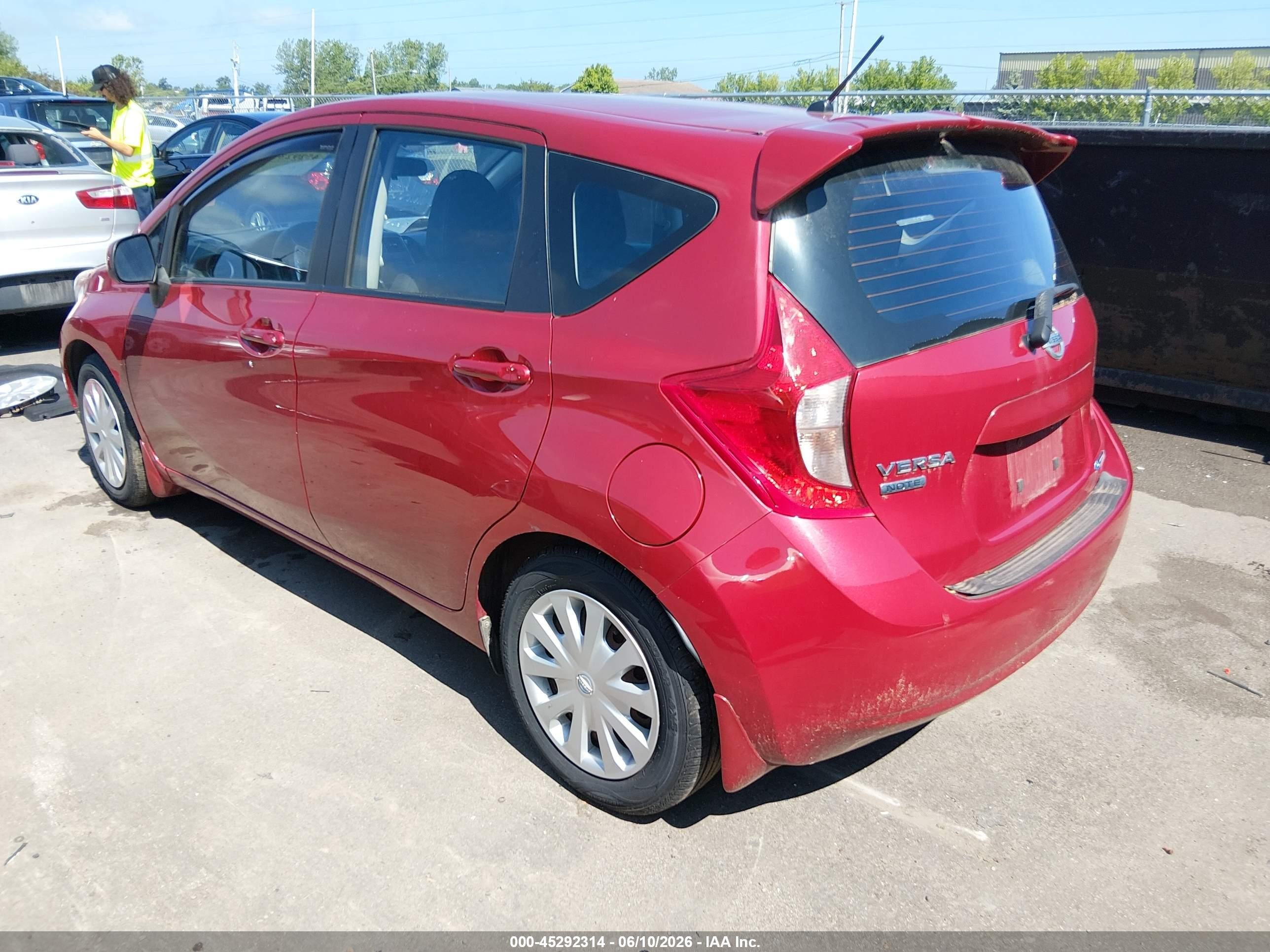 2014 Nissan Versa Note Sv Red vin: 3N1CE2CP6EL351544
