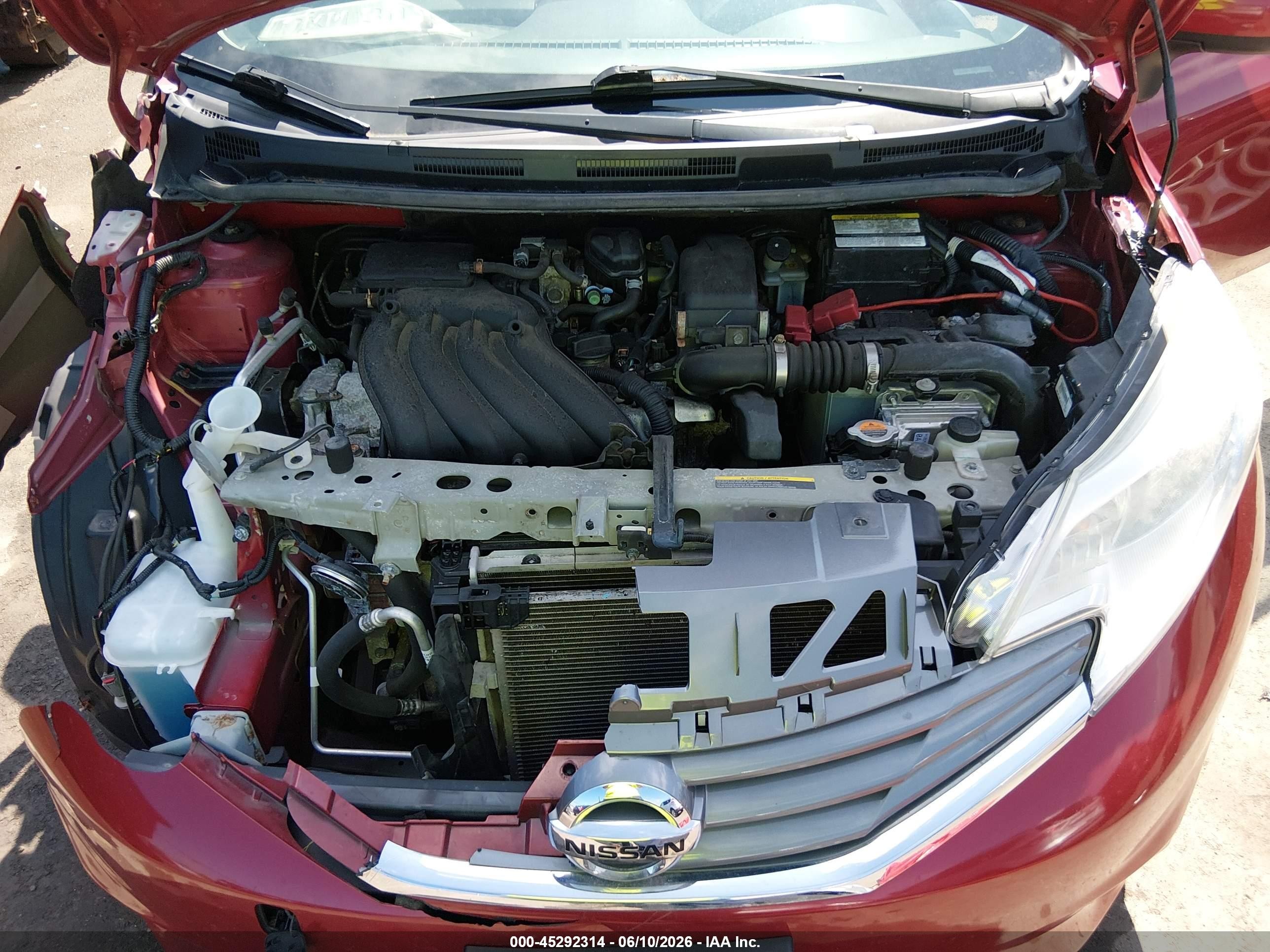 2014 Nissan Versa Note Sv Red vin: 3N1CE2CP6EL351544