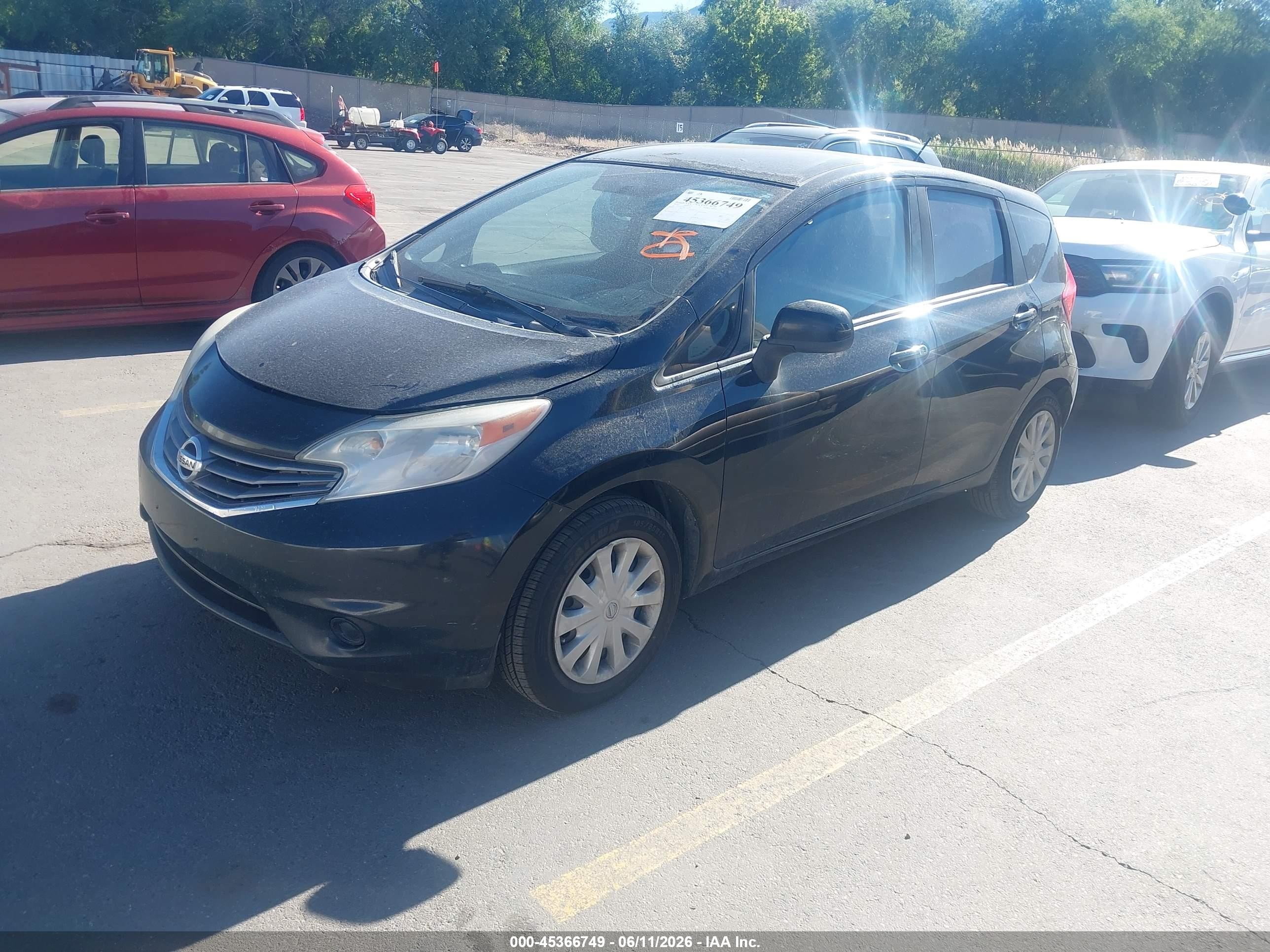 2014 Nissan Versa Note Sv Серый vin: 3N1CE2CP6EL352306