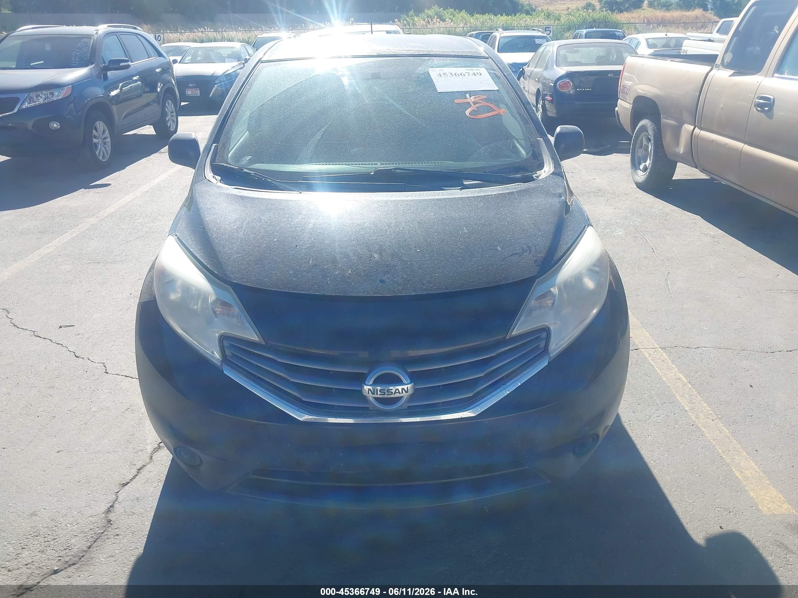 2014 Nissan Versa Note Sv Серый vin: 3N1CE2CP6EL352306