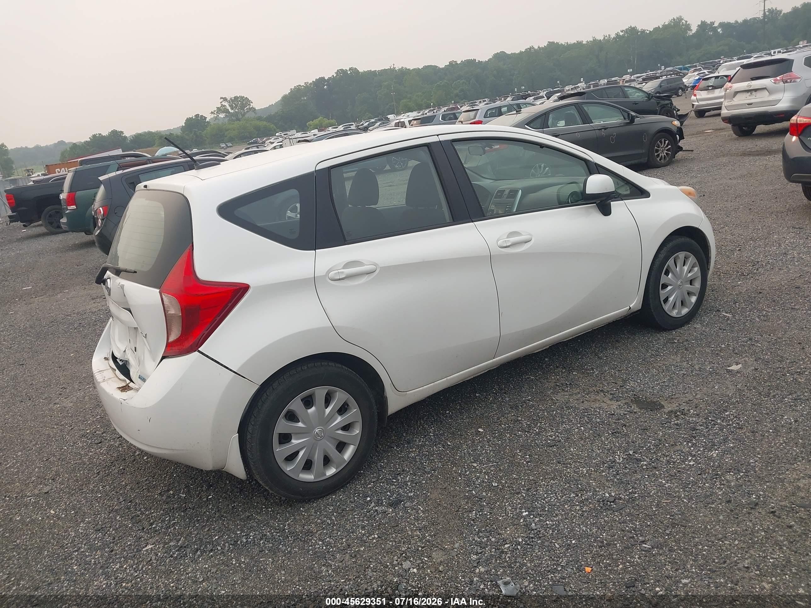 2014 Nissan Versa Note Sv White vin: 3N1CE2CP6EL358638