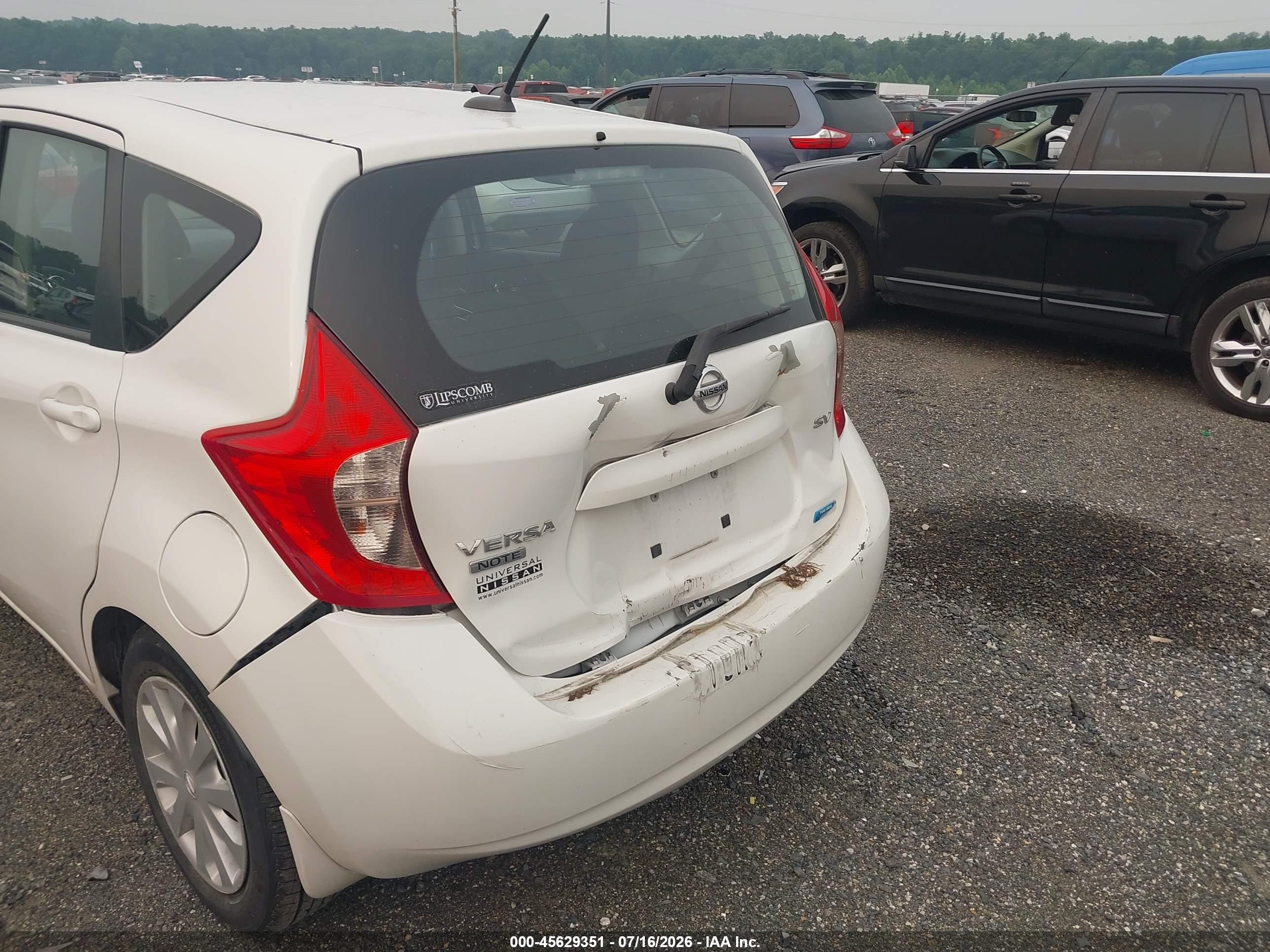 2014 Nissan Versa Note Sv White vin: 3N1CE2CP6EL358638