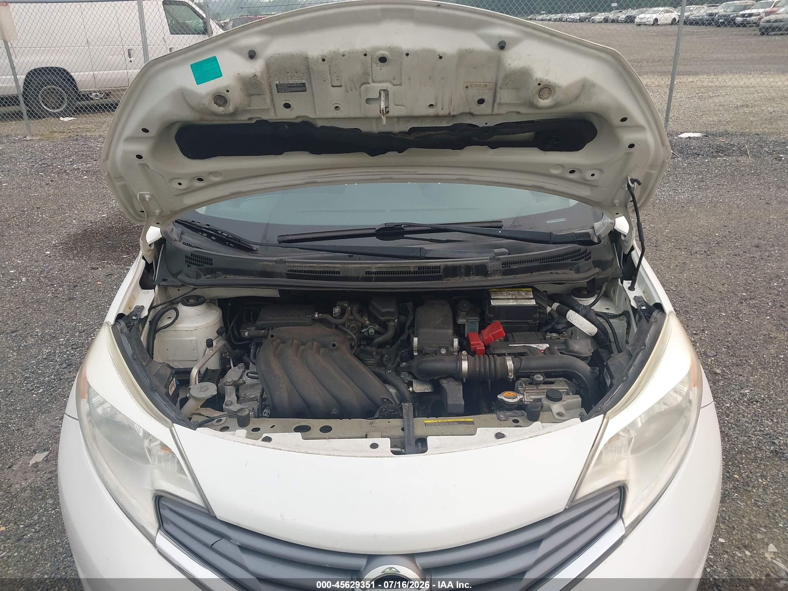 2014 Nissan Versa Note Sv White vin: 3N1CE2CP6EL358638
