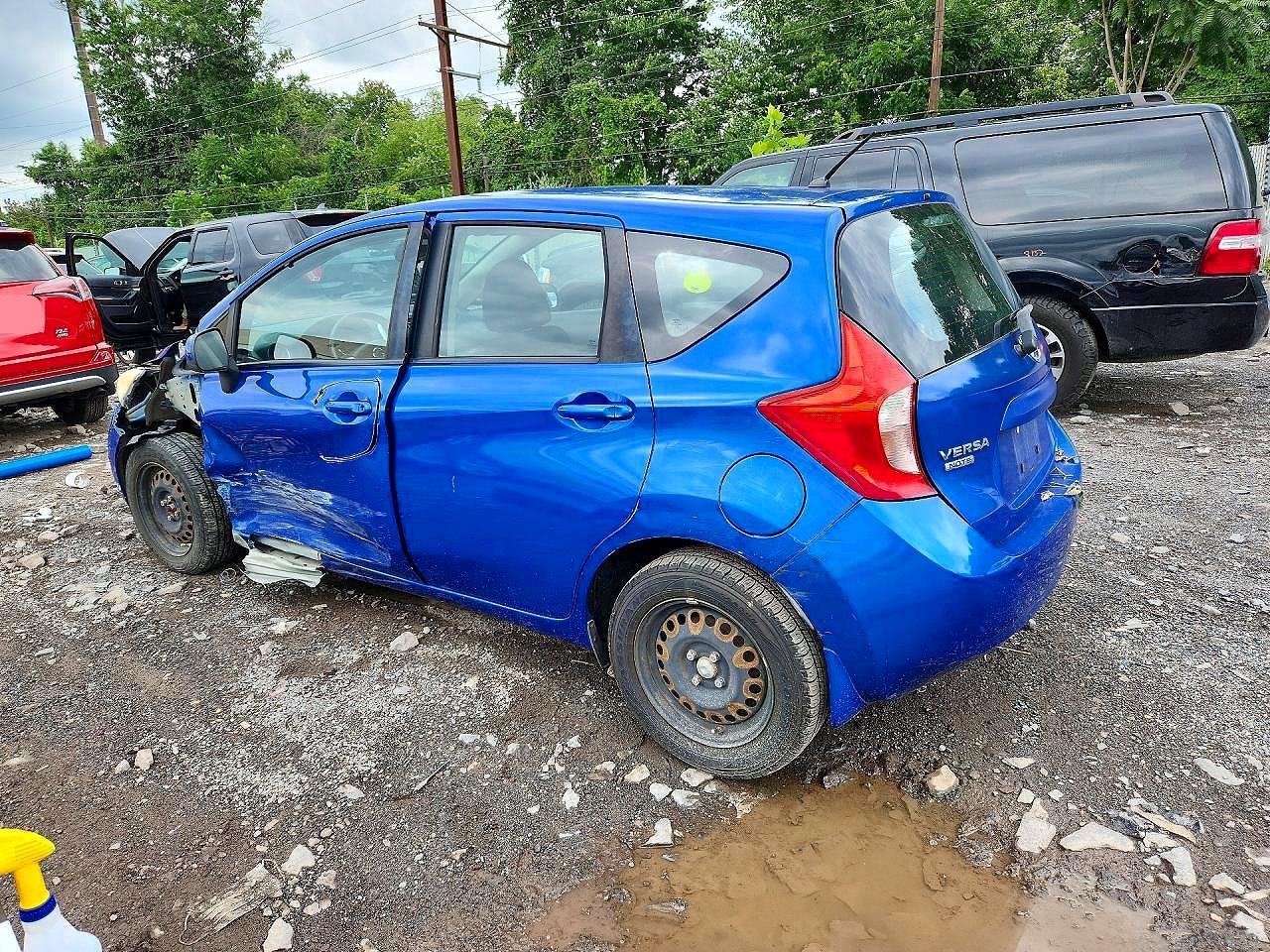 2014 Nissan Versa Note Sv Синий vin: 3N1CE2CP6EL366285