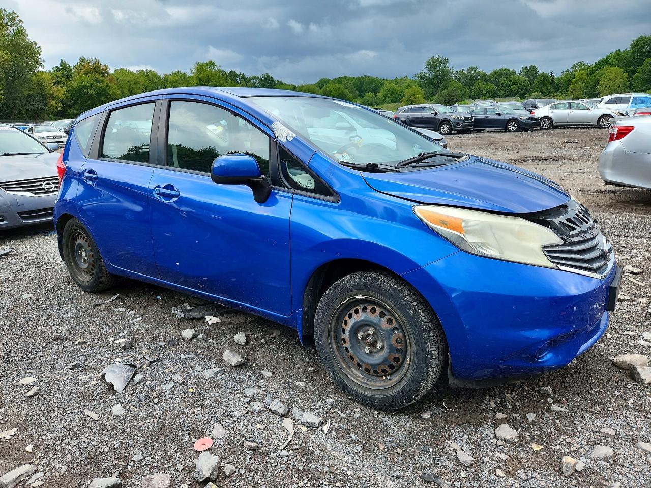 2014 Nissan Versa Note Sv Синий vin: 3N1CE2CP6EL366285