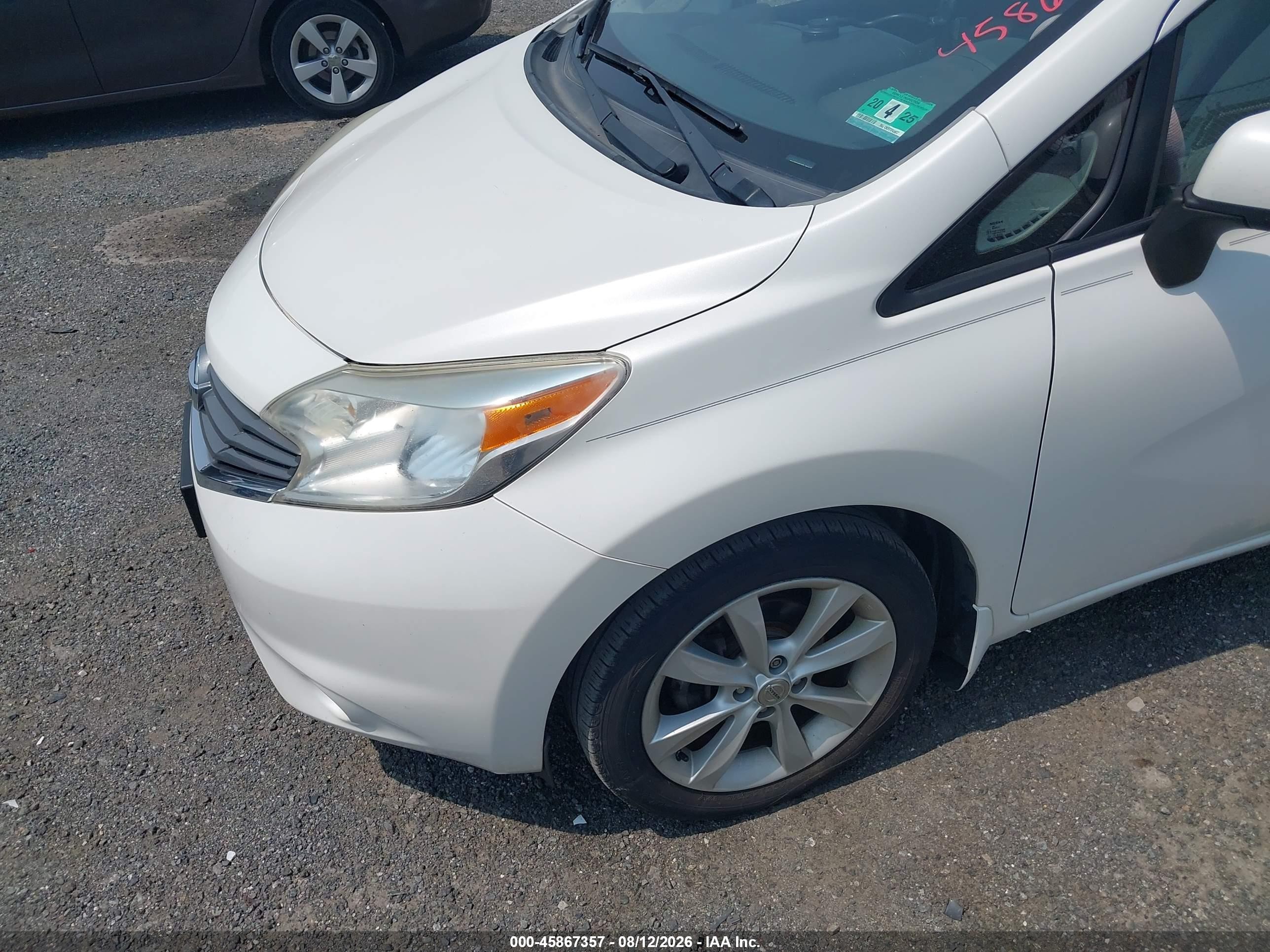2014 Nissan Versa Note Sv White vin: 3N1CE2CP6EL374113