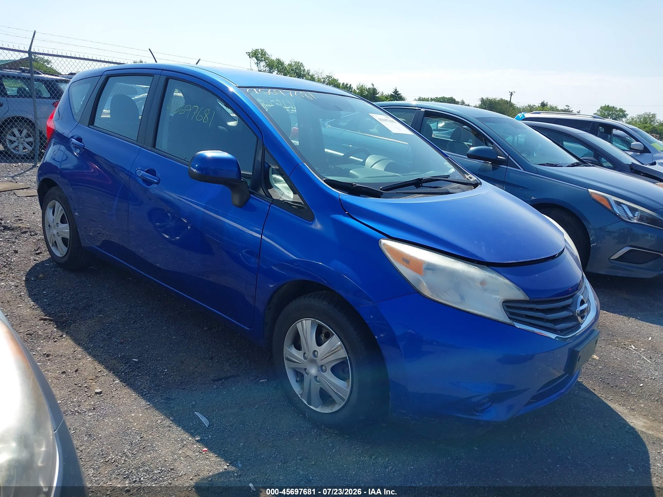 2014 Nissan Versa Note Sv Blue vin: 3N1CE2CP6EL380087