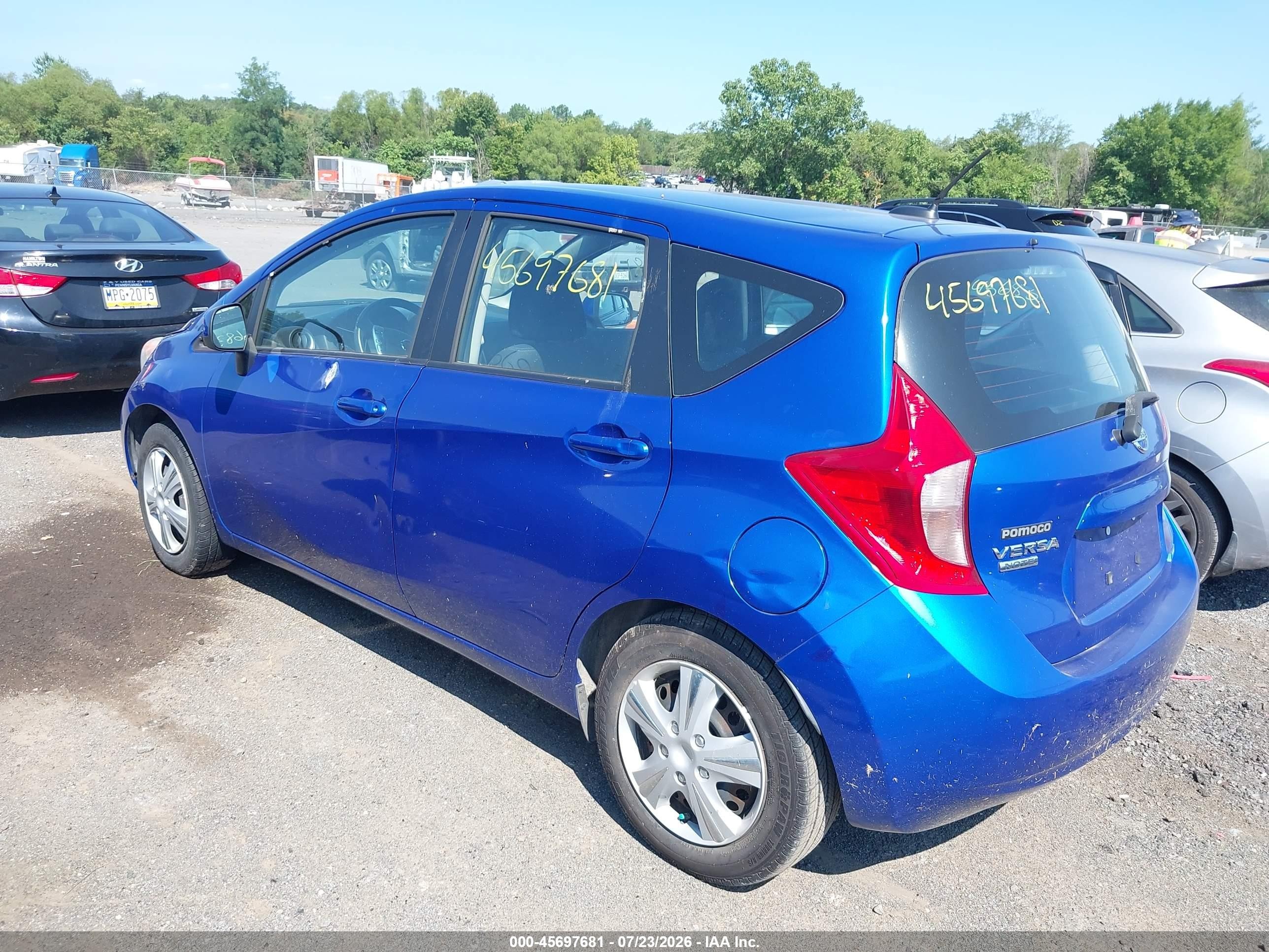 2014 Nissan Versa Note Sv Blue vin: 3N1CE2CP6EL380087