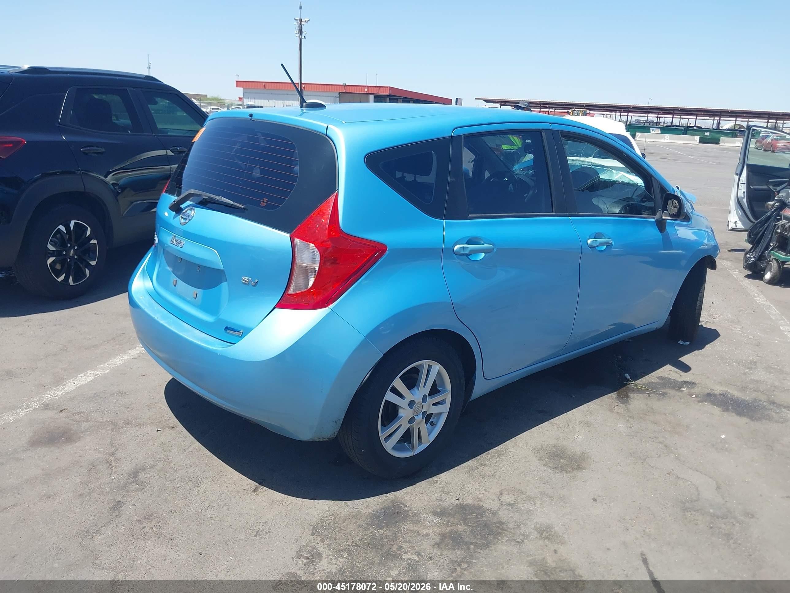2014 Nissan Versa Note Sv Blue vin: 3N1CE2CP6EL383880