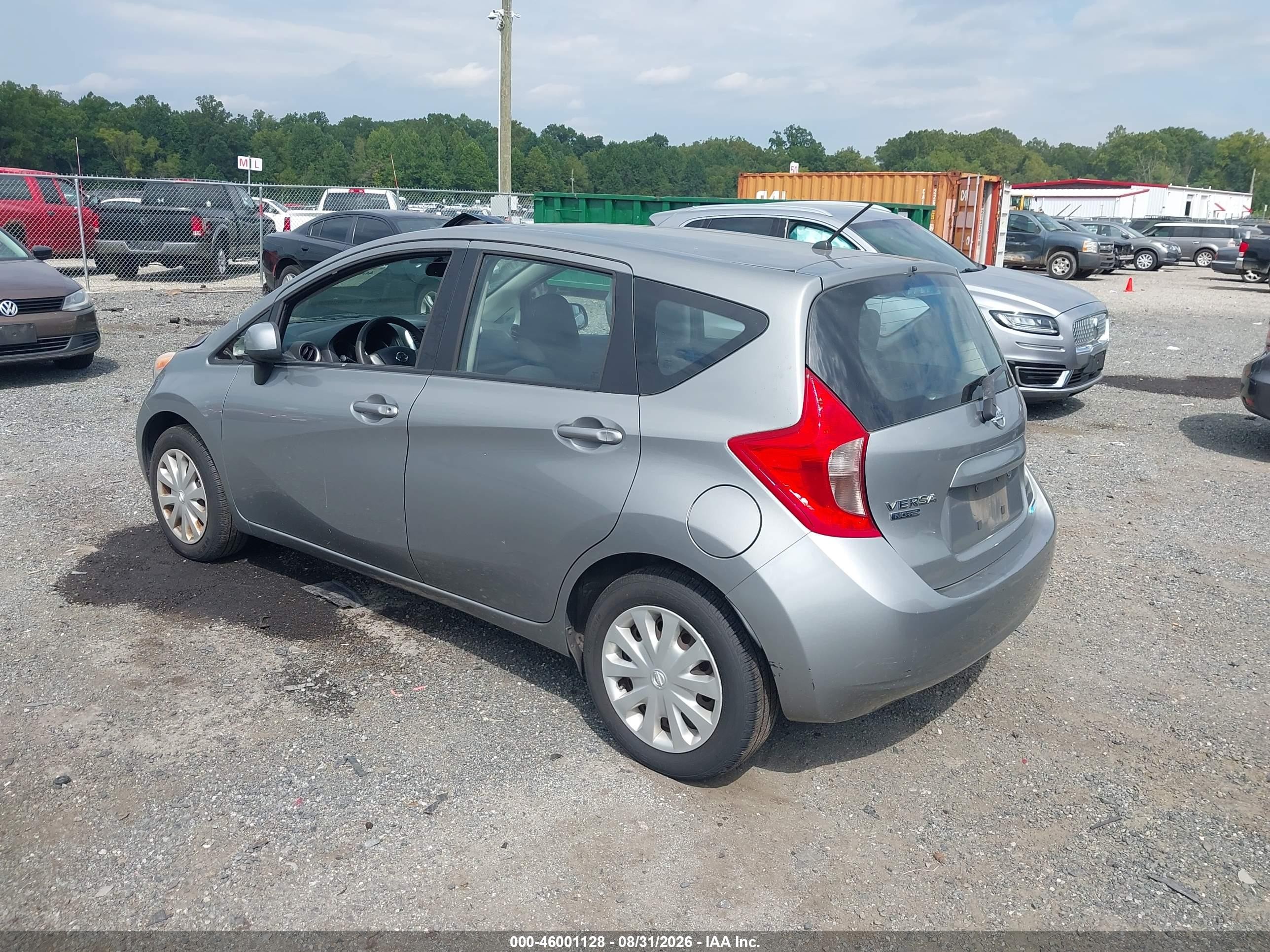 2014 Nissan Versa Note S (sr) Silver vin: 3N1CE2CP6EL391607