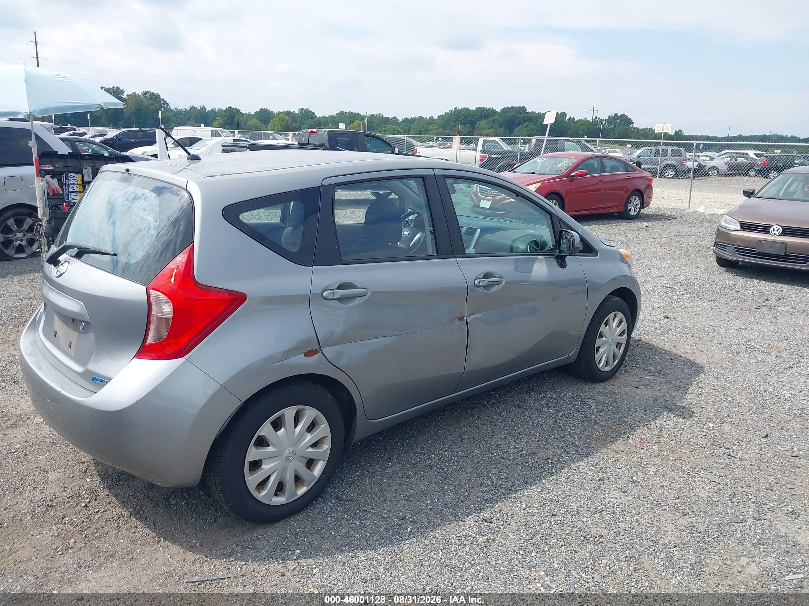 2014 Nissan Versa Note S (sr) Silver vin: 3N1CE2CP6EL391607