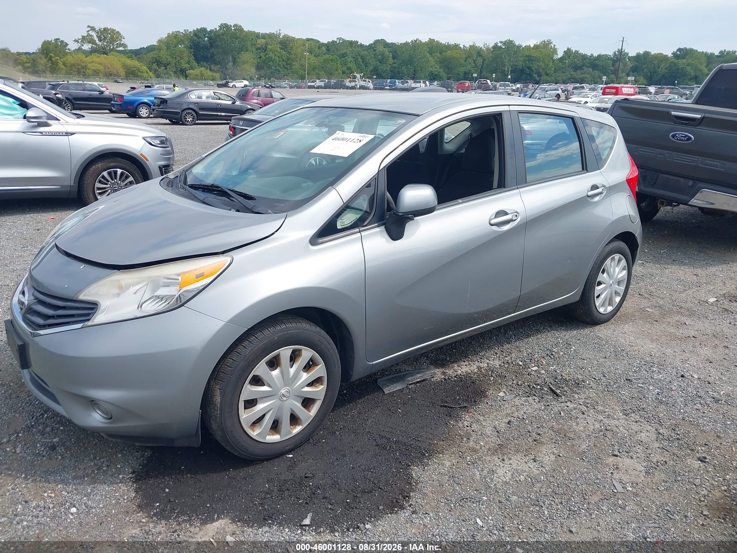 2014 Nissan Versa Note S (sr) Silver vin: 3N1CE2CP6EL391607