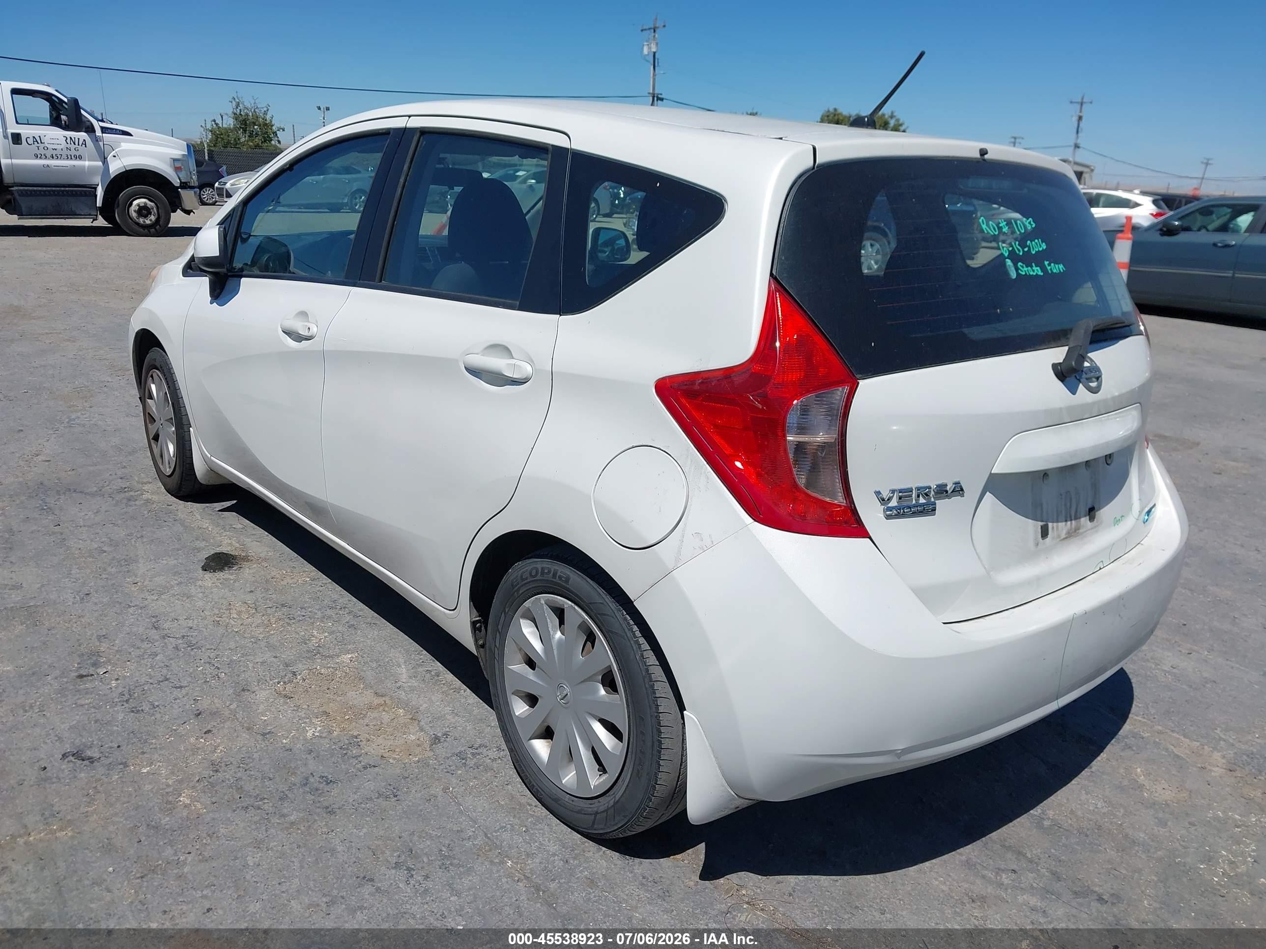 2014 Nissan Versa Note S Plus White vin: 3N1CE2CP6EL392787
