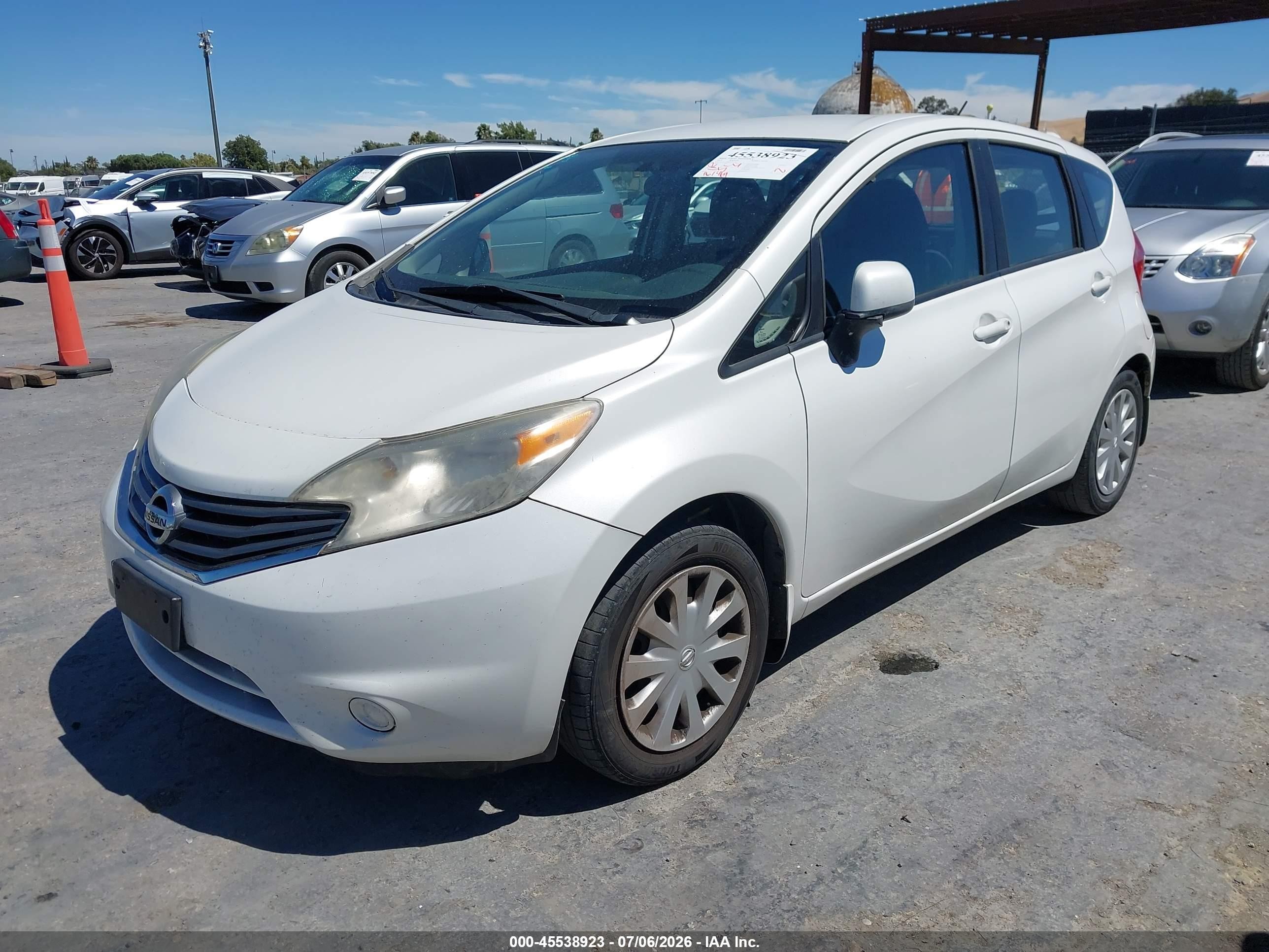 2014 Nissan Versa Note S Plus White vin: 3N1CE2CP6EL392787