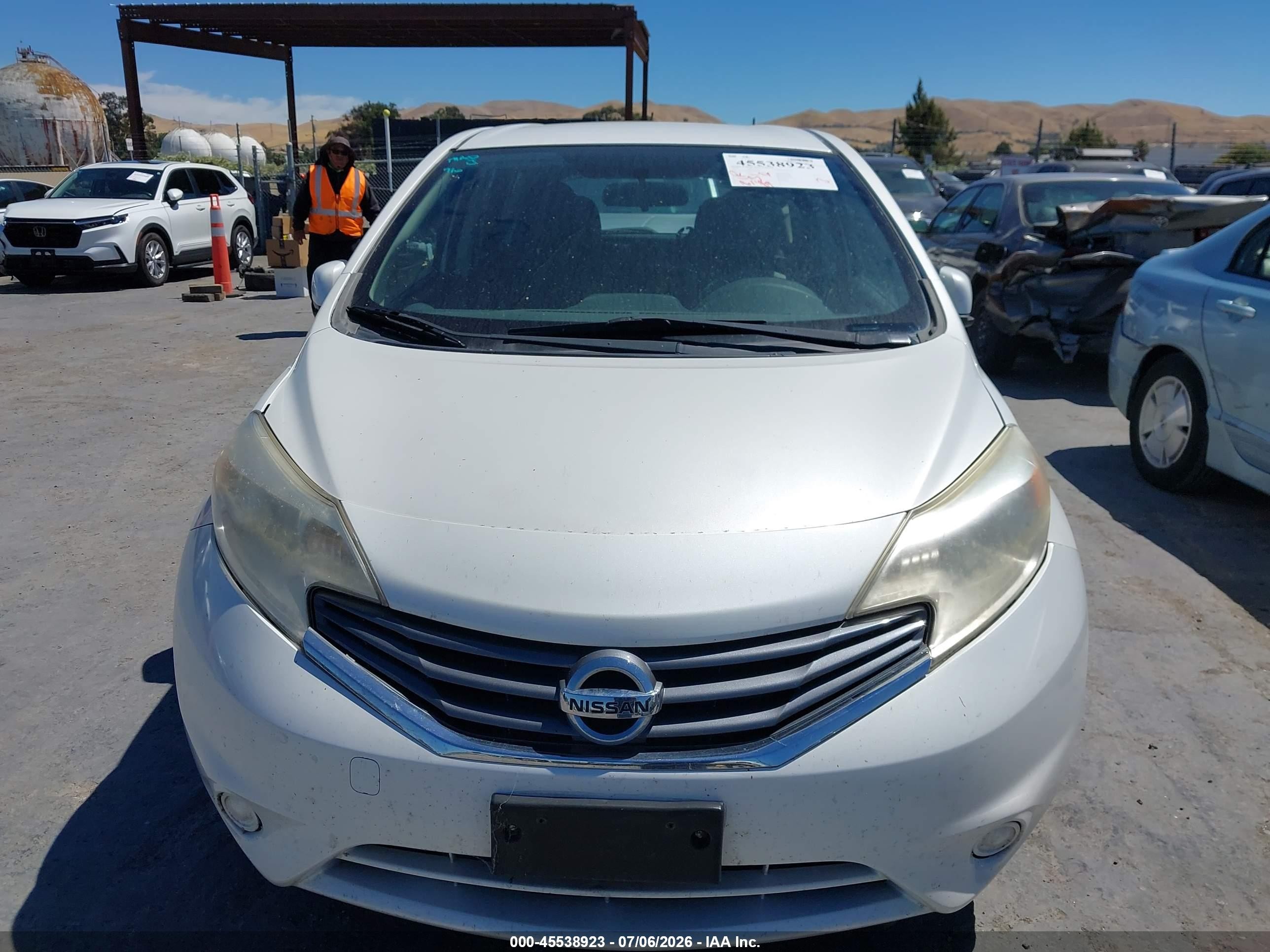 2014 Nissan Versa Note S Plus White vin: 3N1CE2CP6EL392787