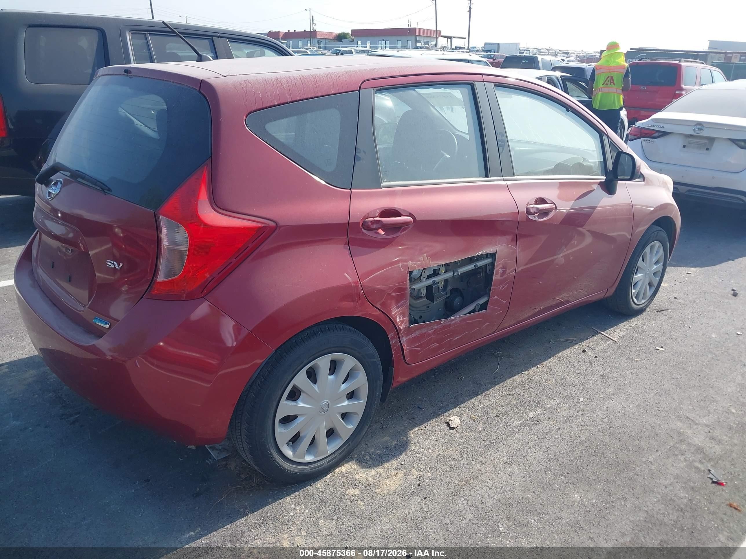 2014 Nissan Versa Note Sv Red vin: 3N1CE2CP6EL398458