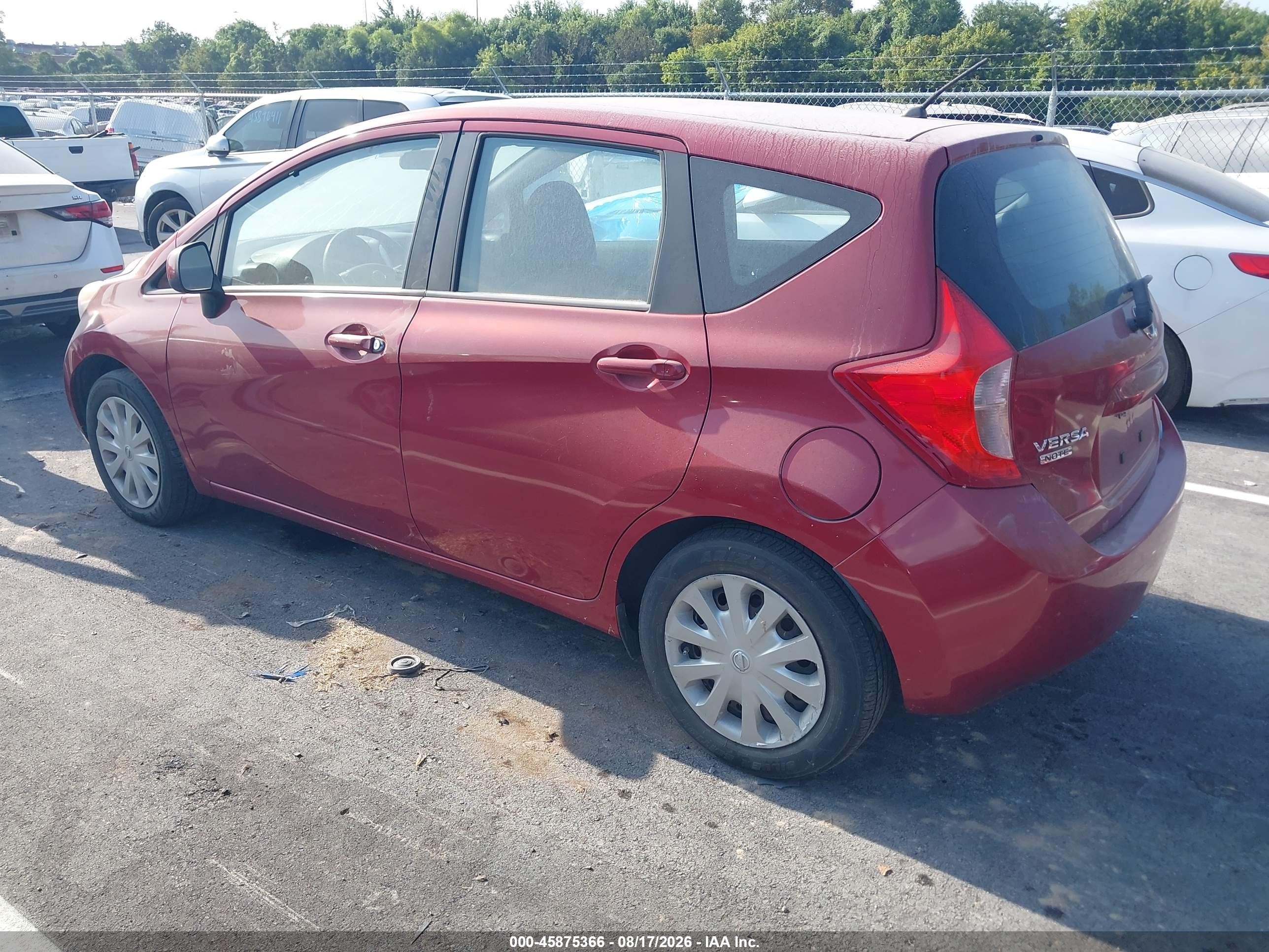2014 Nissan Versa Note Sv Red vin: 3N1CE2CP6EL398458