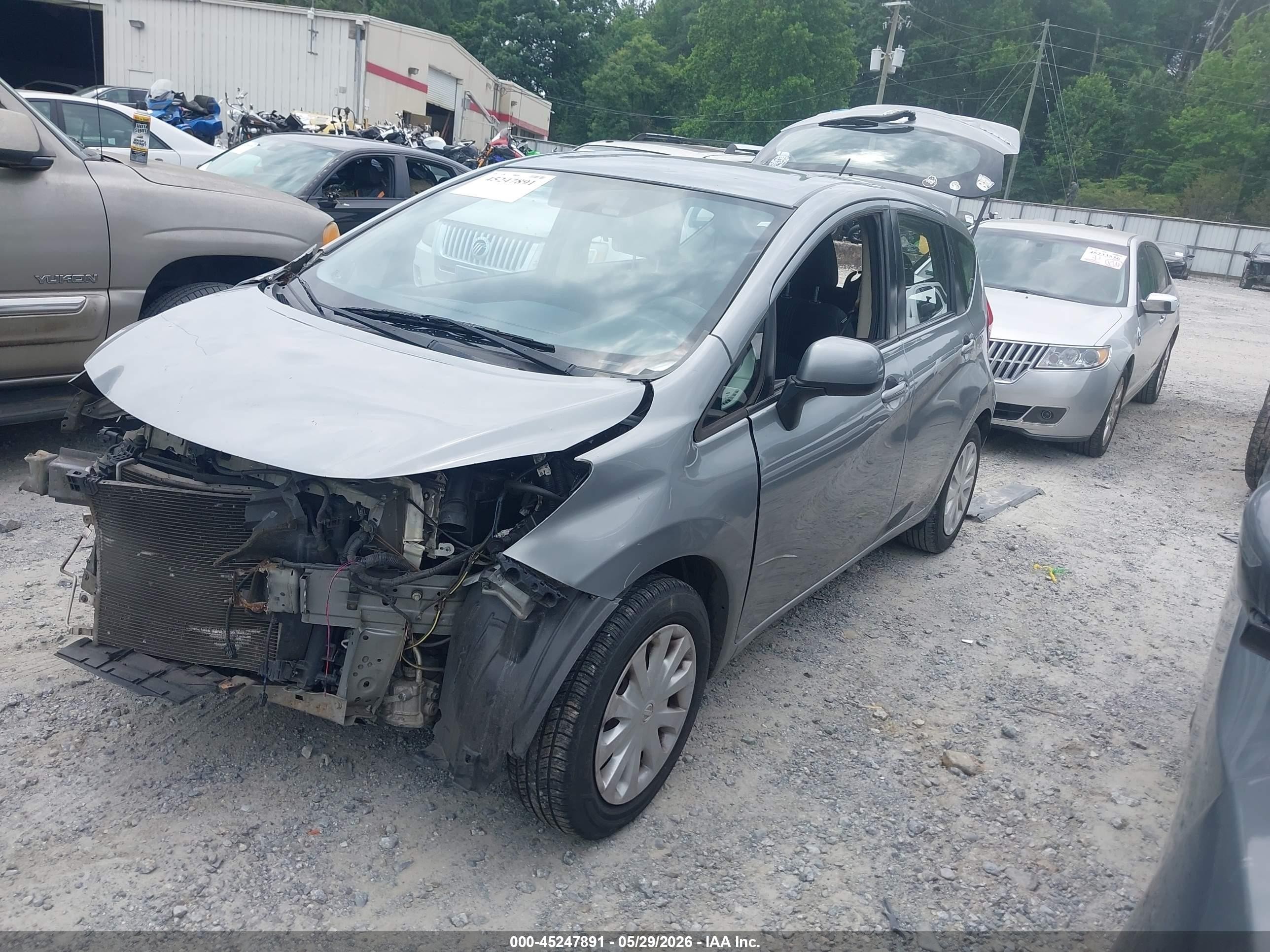 2014 Nissan Versa Note Sv Gray vin: 3N1CE2CP6EL415954