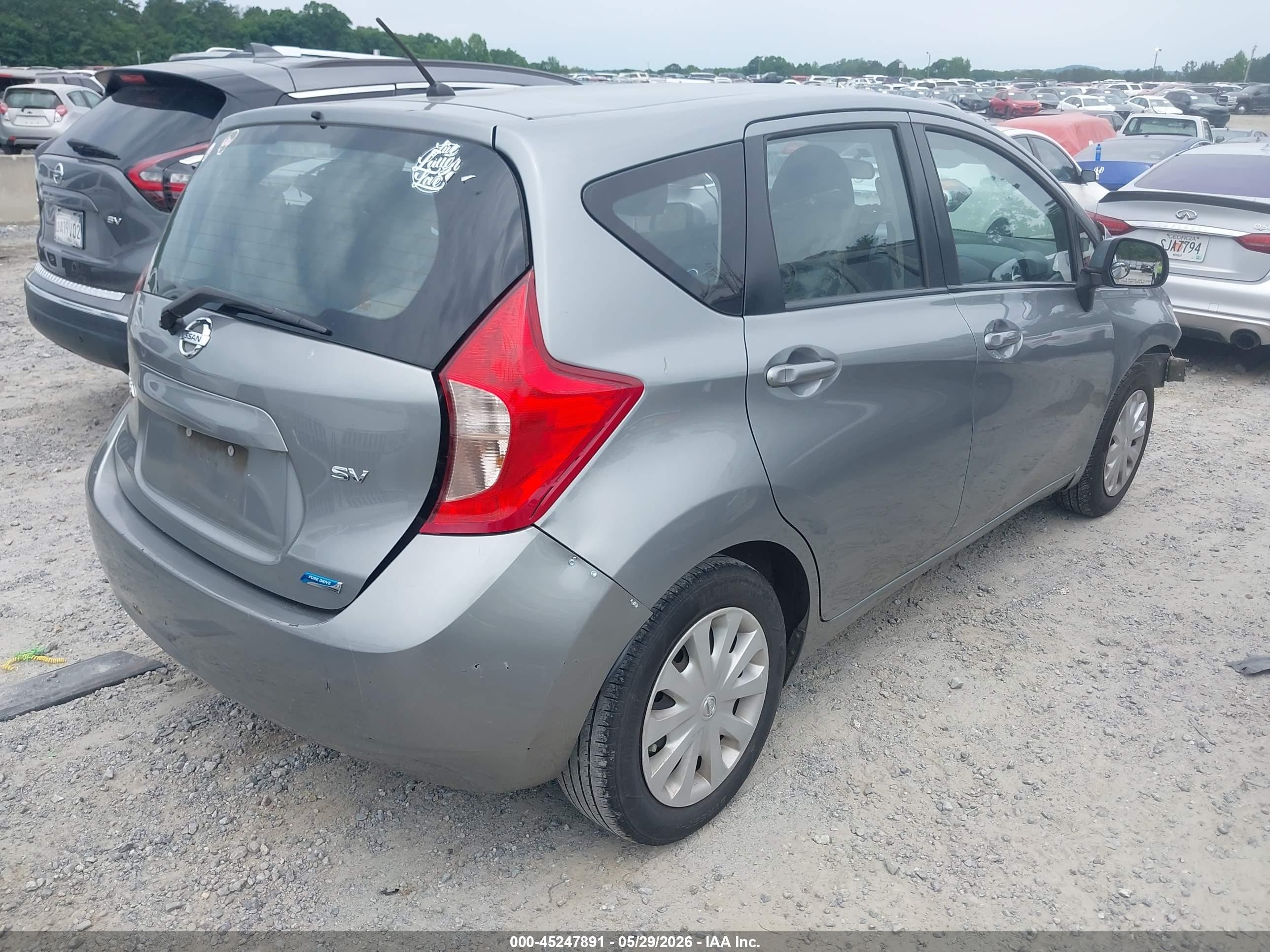 2014 Nissan Versa Note Sv Gray vin: 3N1CE2CP6EL415954