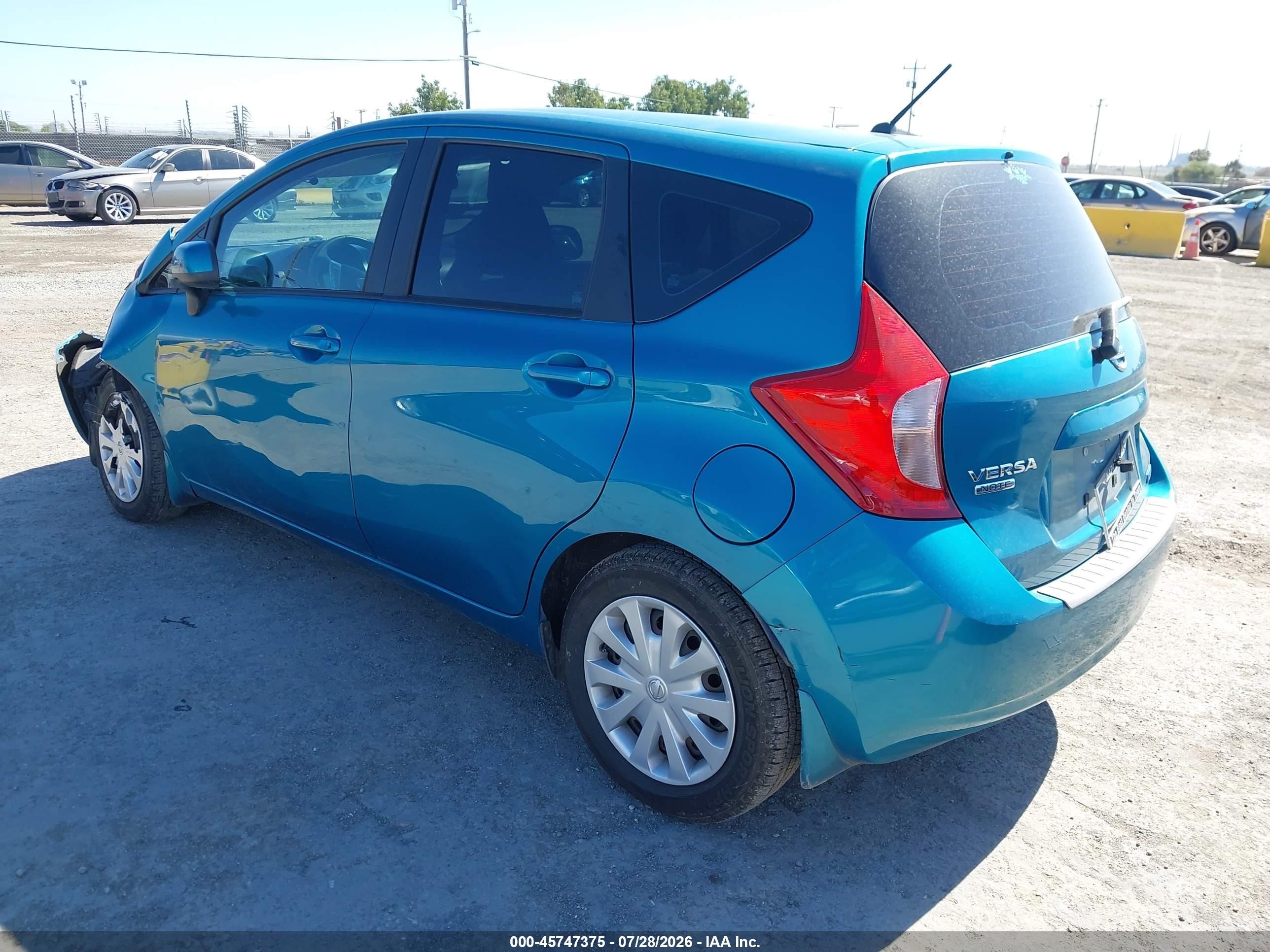 2014 Nissan Versa Note Sv Blue vin: 3N1CE2CP6EL422161