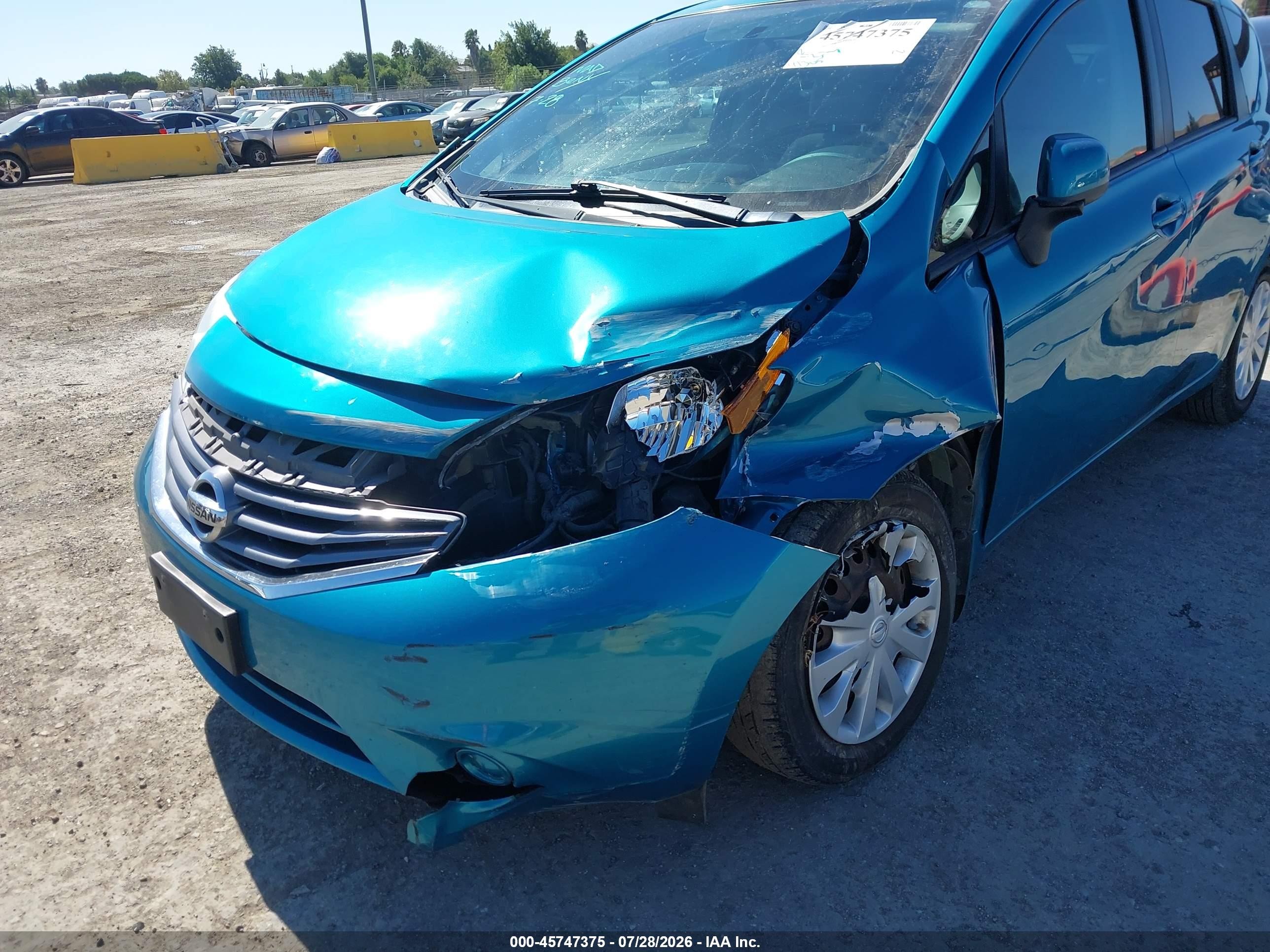 2014 Nissan Versa Note Sv Blue vin: 3N1CE2CP6EL422161