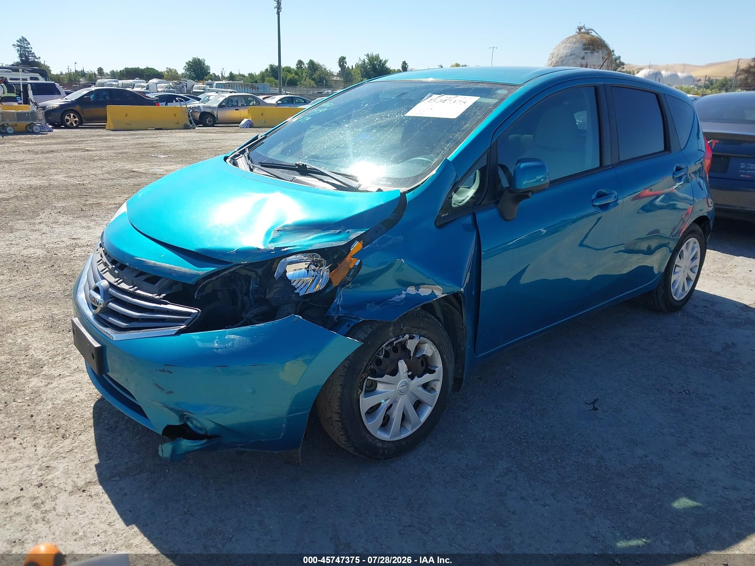 2014 Nissan Versa Note Sv Blue vin: 3N1CE2CP6EL422161
