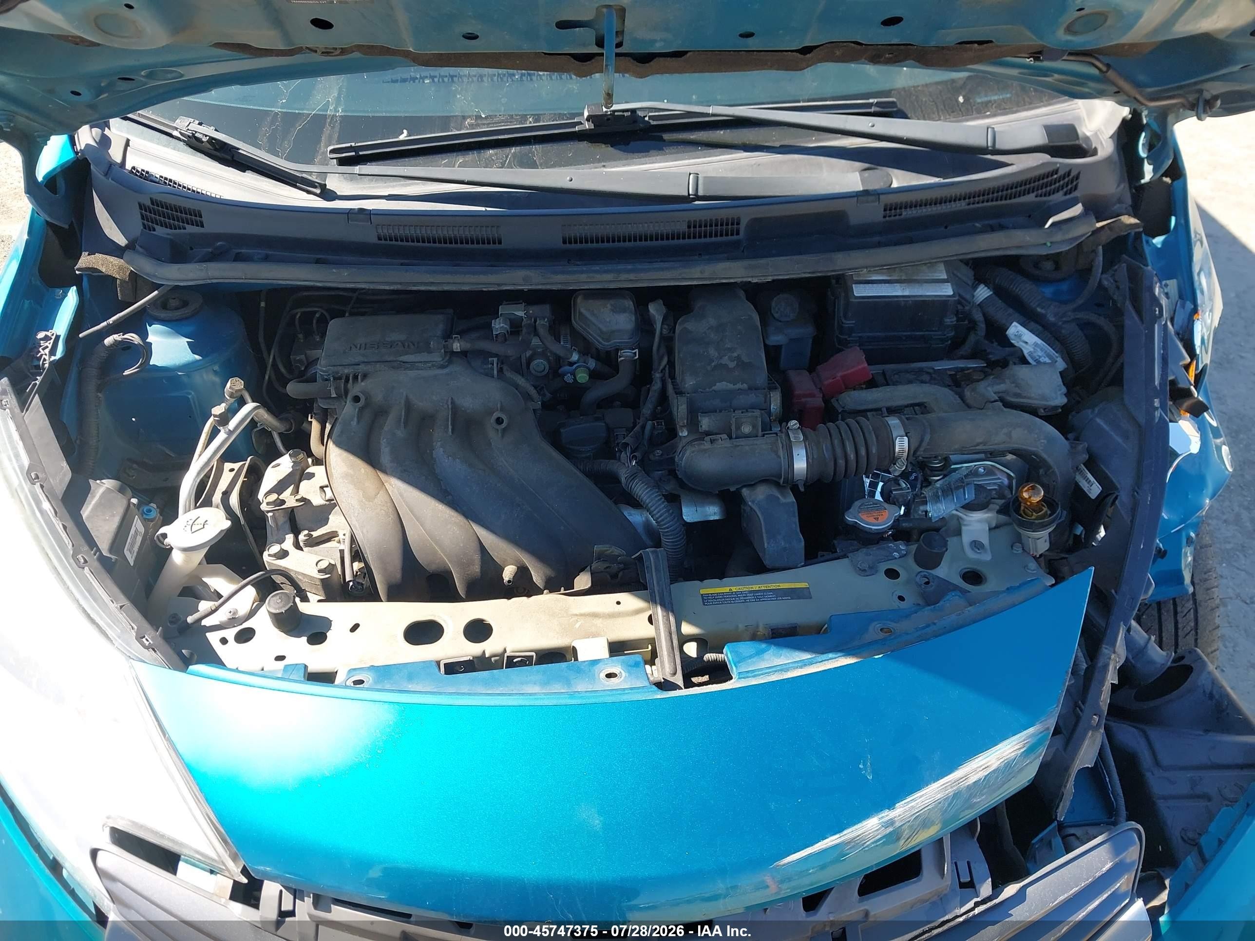 2014 Nissan Versa Note Sv Blue vin: 3N1CE2CP6EL422161