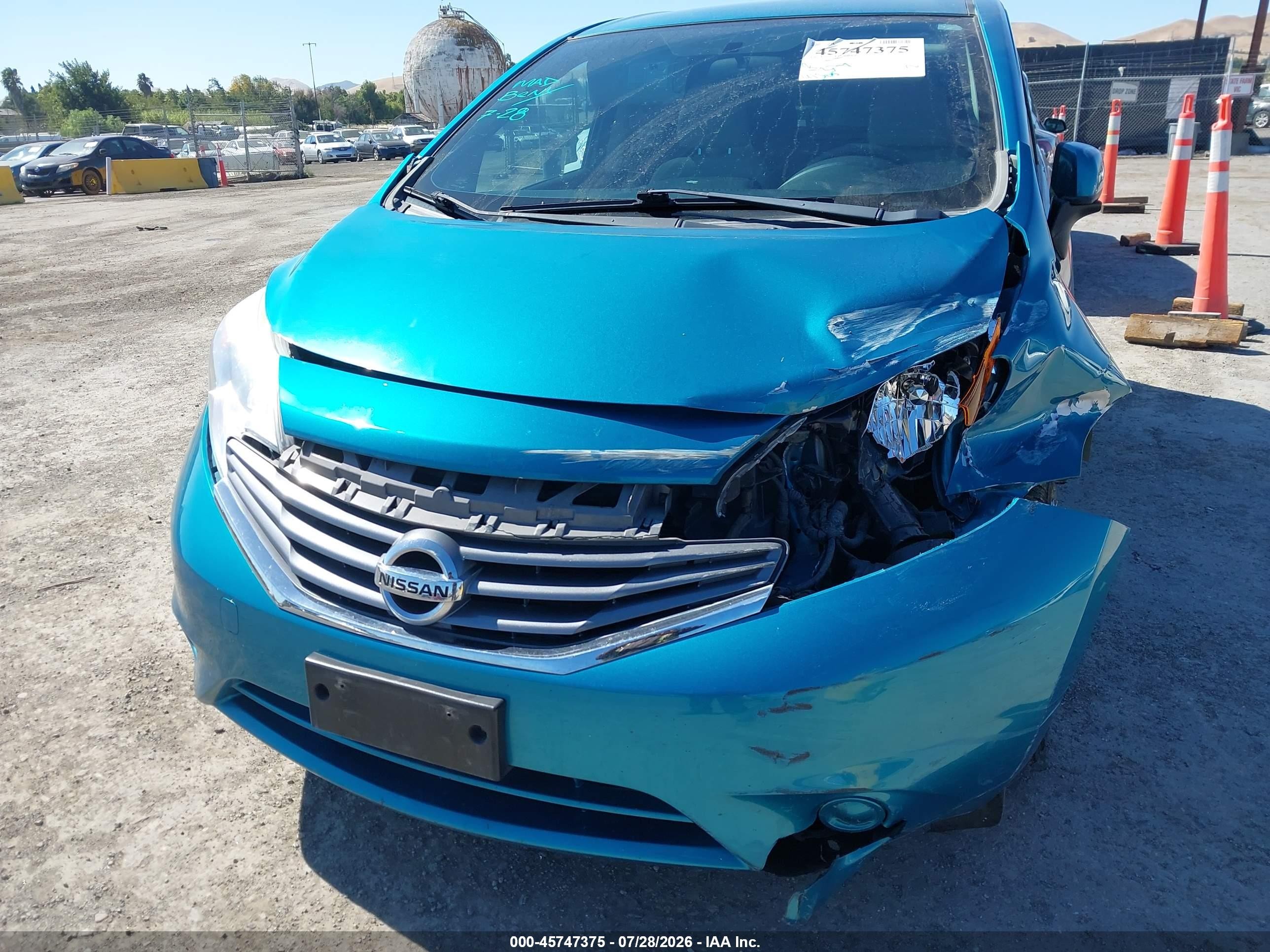 2014 Nissan Versa Note Sv Blue vin: 3N1CE2CP6EL422161