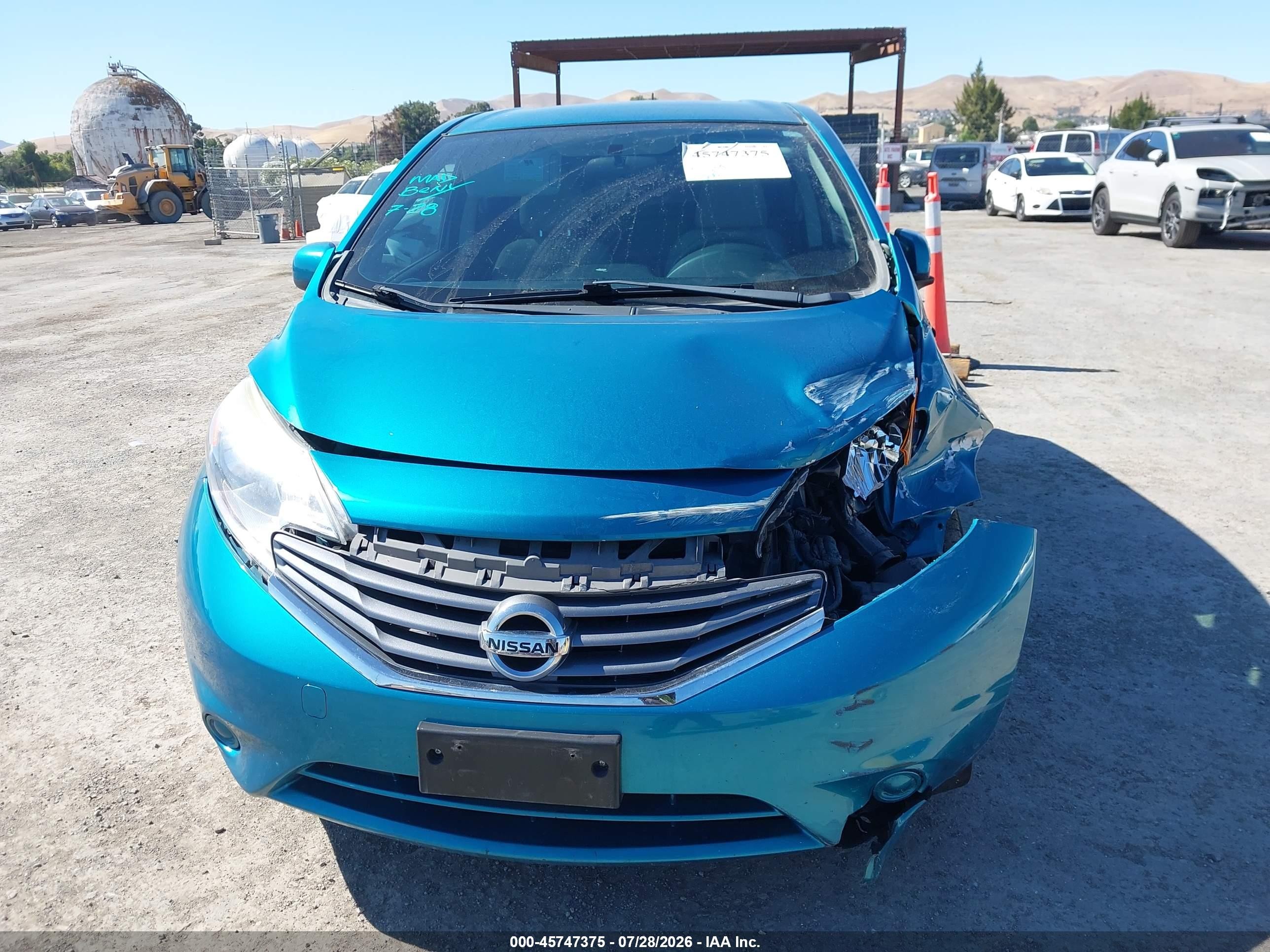 2014 Nissan Versa Note Sv Blue vin: 3N1CE2CP6EL422161