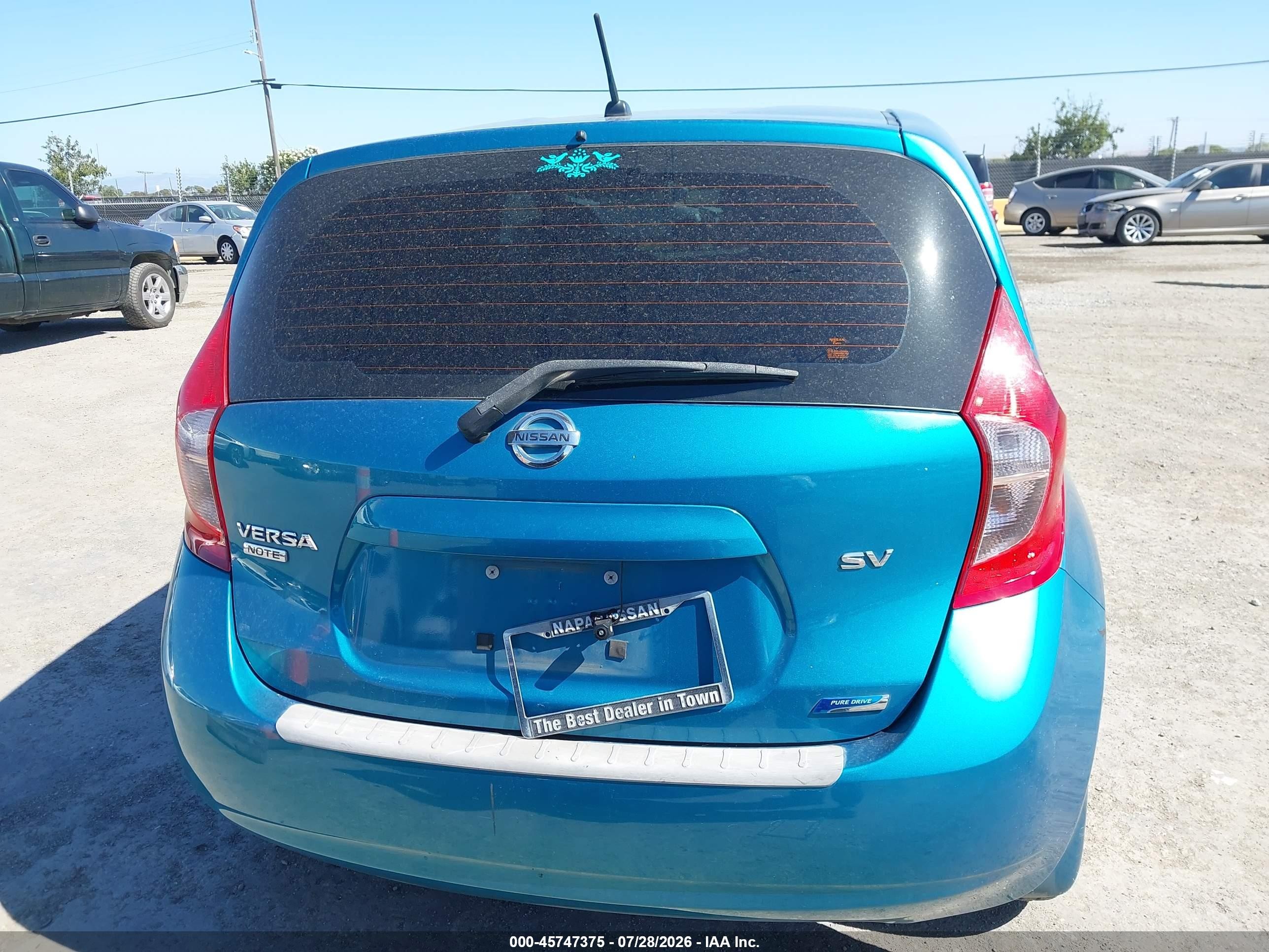 2014 Nissan Versa Note Sv Blue vin: 3N1CE2CP6EL422161