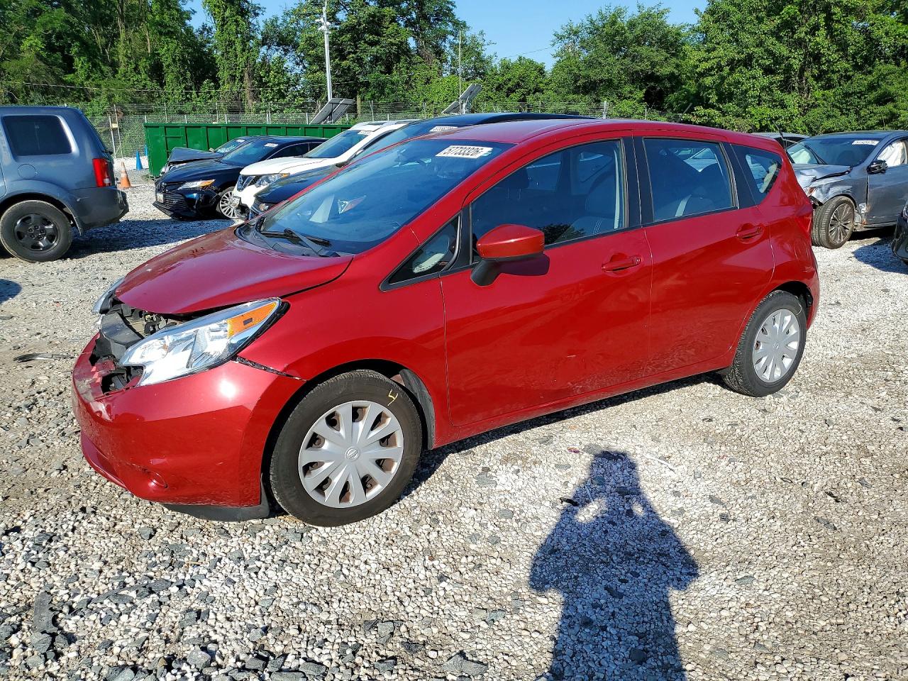2015 Nissan Versa Note Sv Red vin: 3N1CE2CP6FL372198