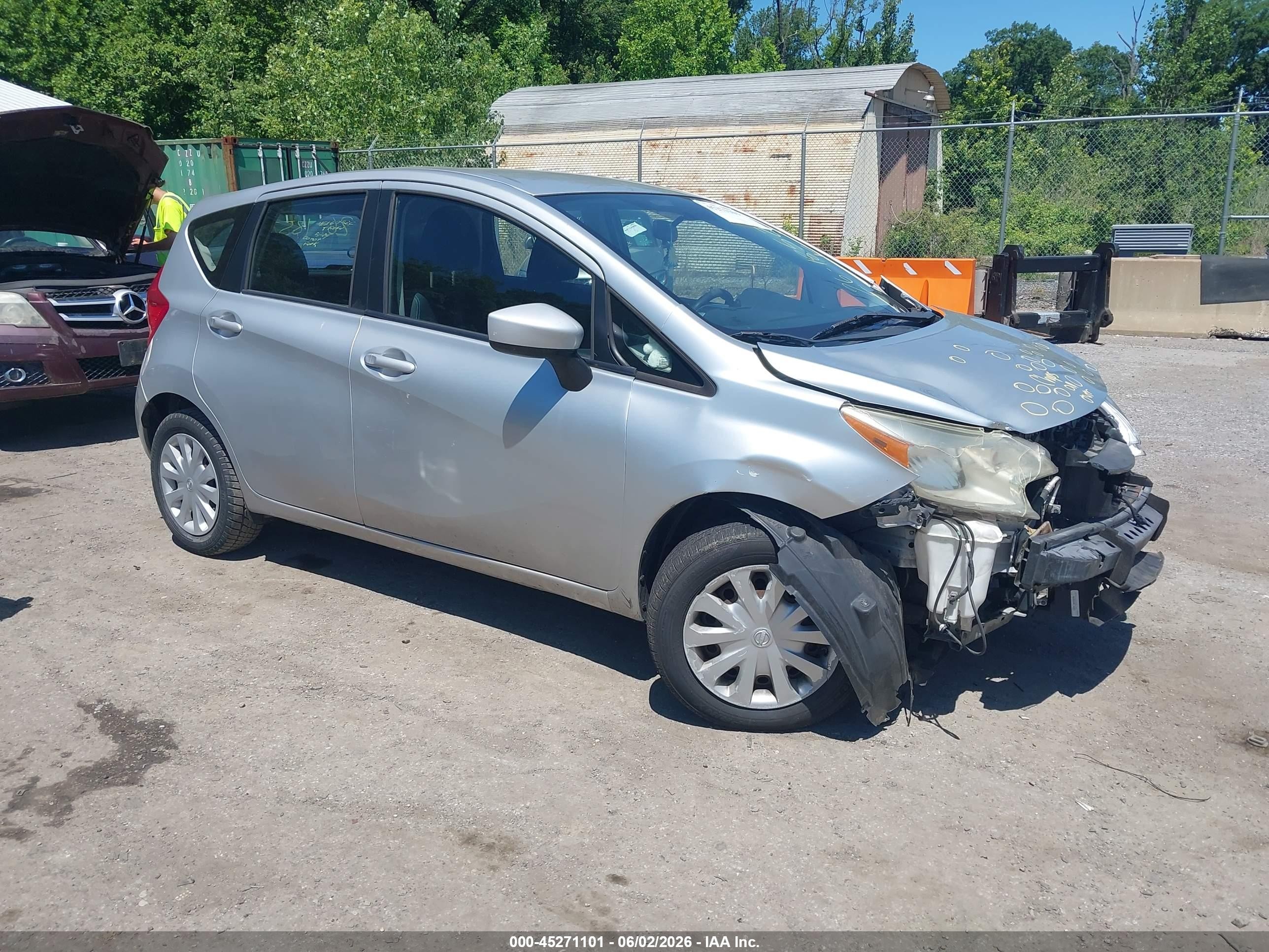 2015 Nissan Versa Note S (sr)/s Plus/sl/sr/sv Silver vin: 3N1CE2CP6FL378941