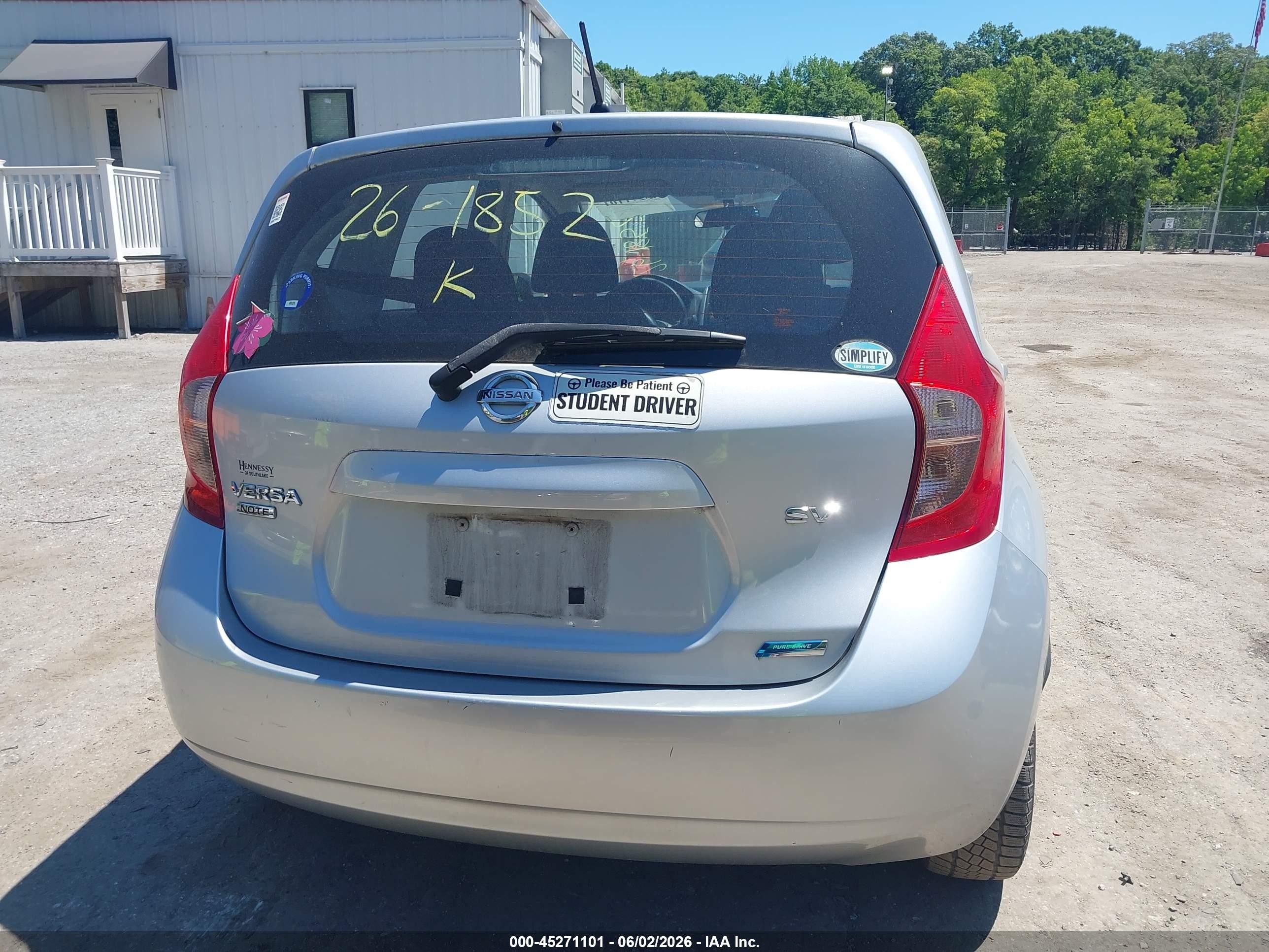 2015 Nissan Versa Note S (sr)/s Plus/sl/sr/sv Silver vin: 3N1CE2CP6FL378941