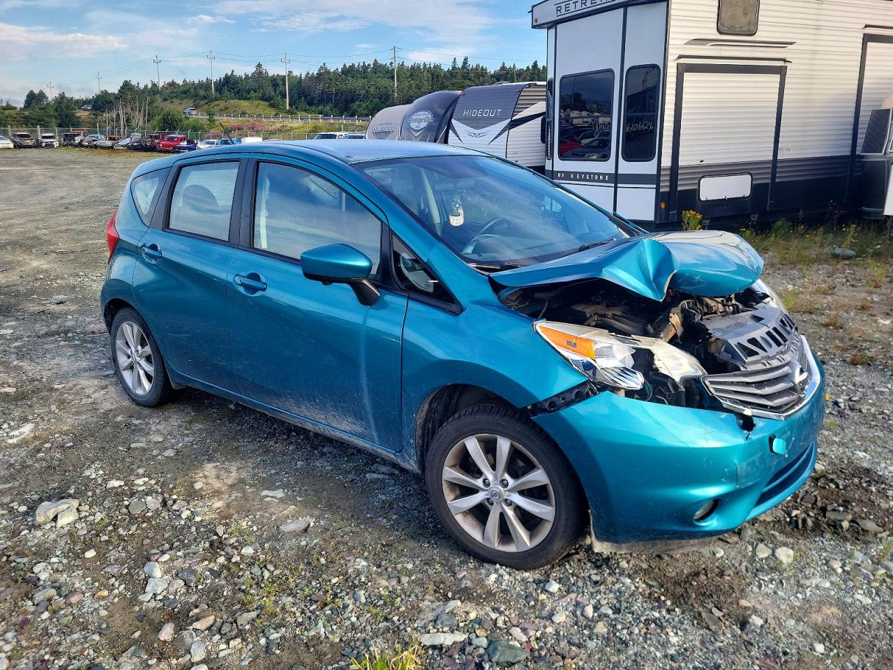 2015 Nissan Versa Note S Teal vin: 3N1CE2CP6FL386327